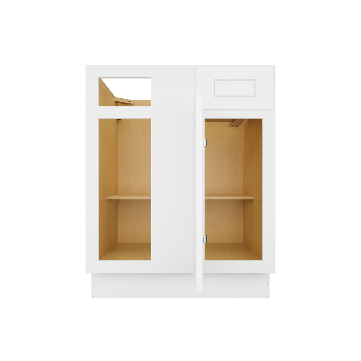 Easy-DIY 36-in W x 24-in D x 34.5-in H in Shaker White Ready to Assemble Blind Bases  Kitchen Cabinet