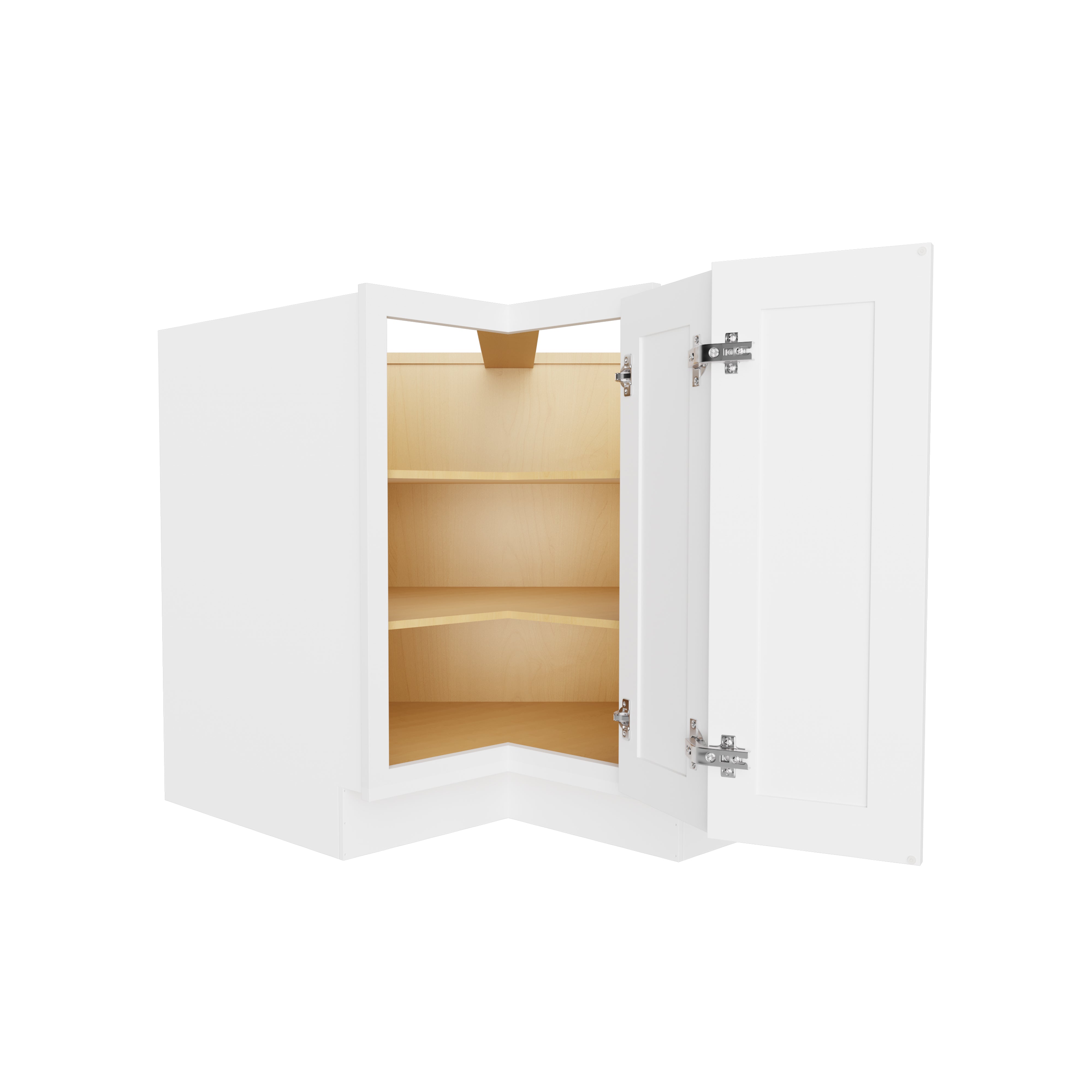 Easy-DIY 33-in W x 24-in D x 34.5-in H in Shaker White Ready to Assemble Easy Reach Base Kitchen Cabinet