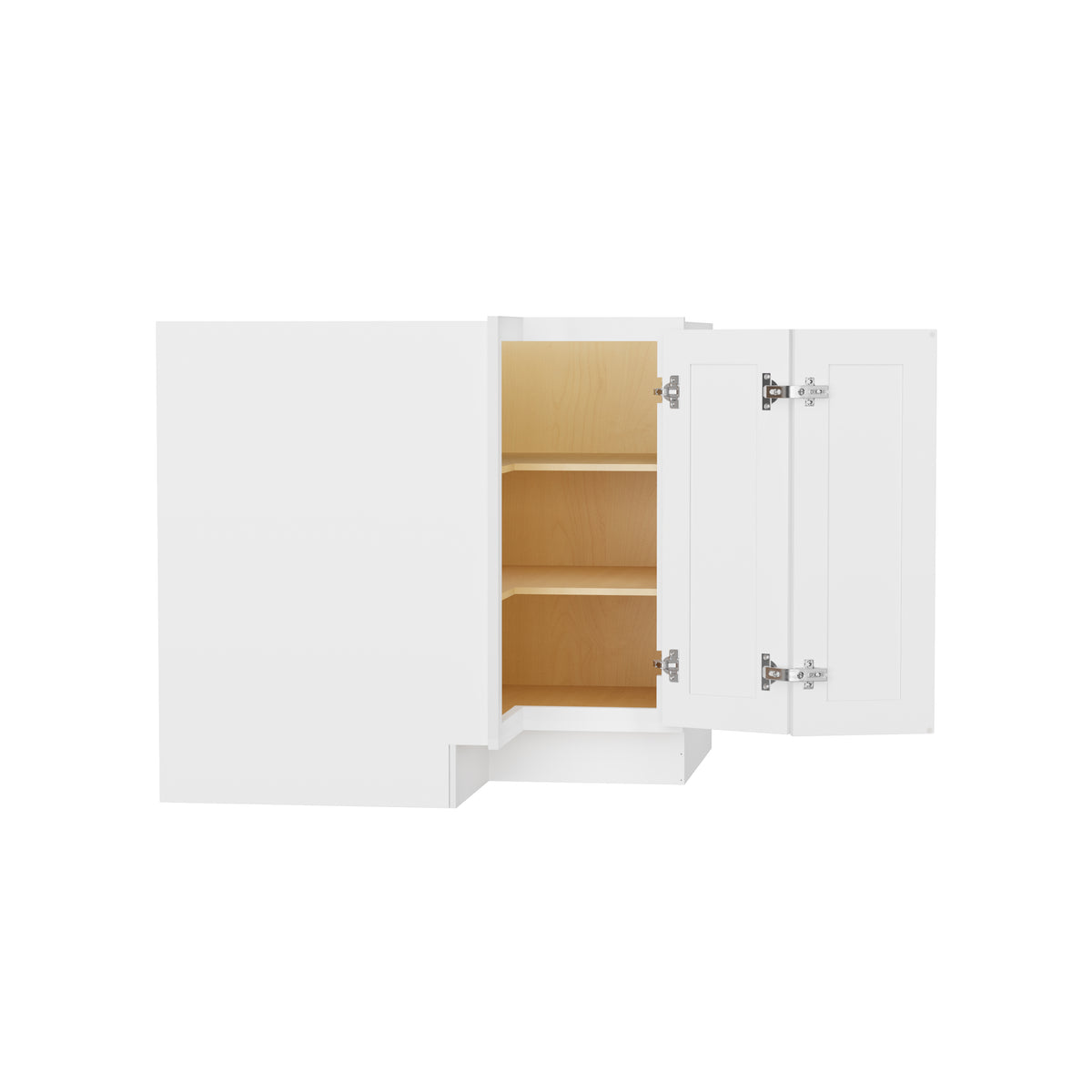 Easy-DIY 33-in W x 24-in D x 34.5-in H in Shaker White Ready to Assemble Easy Reach Base Kitchen Cabinet