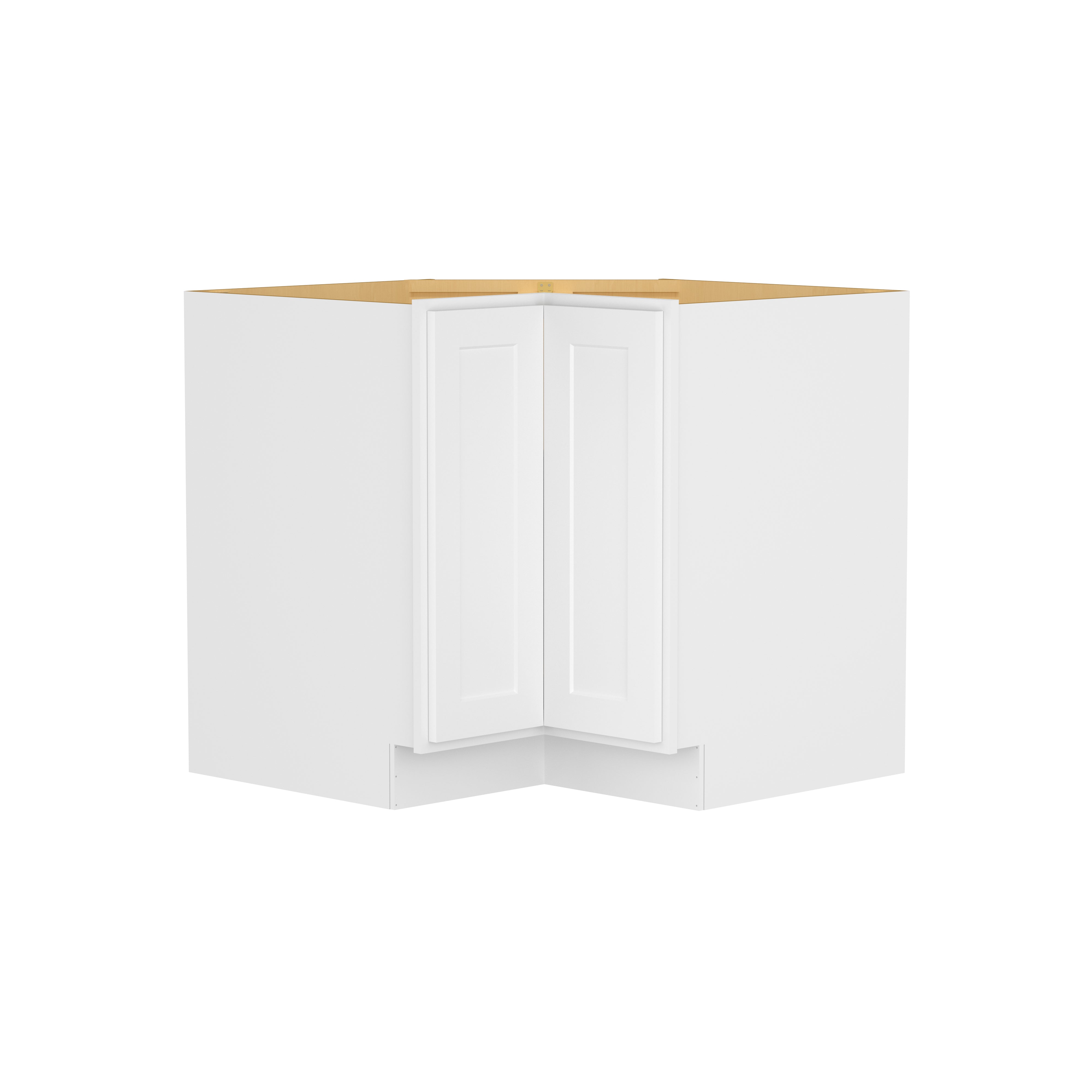 Easy-DIY 36-in W x 24-in D x 34.5-in H in Shaker White Ready to Assemble  Easy Reach Base Kitchen Cabinet