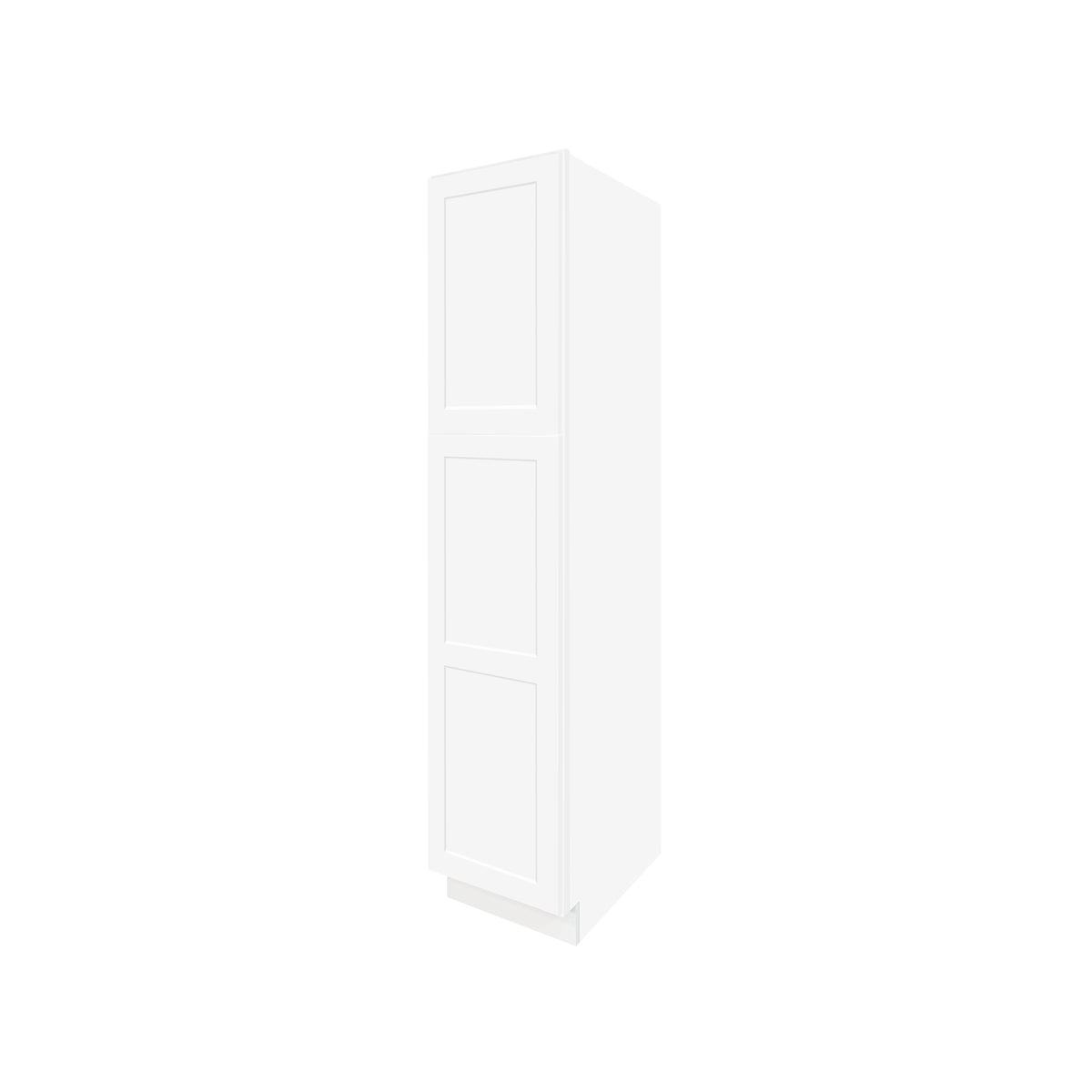 Easy-DIY 18-in W x 24-in D x 84-in H in Shaker White Ready to Assemble Utility Cabinets With Two Doors