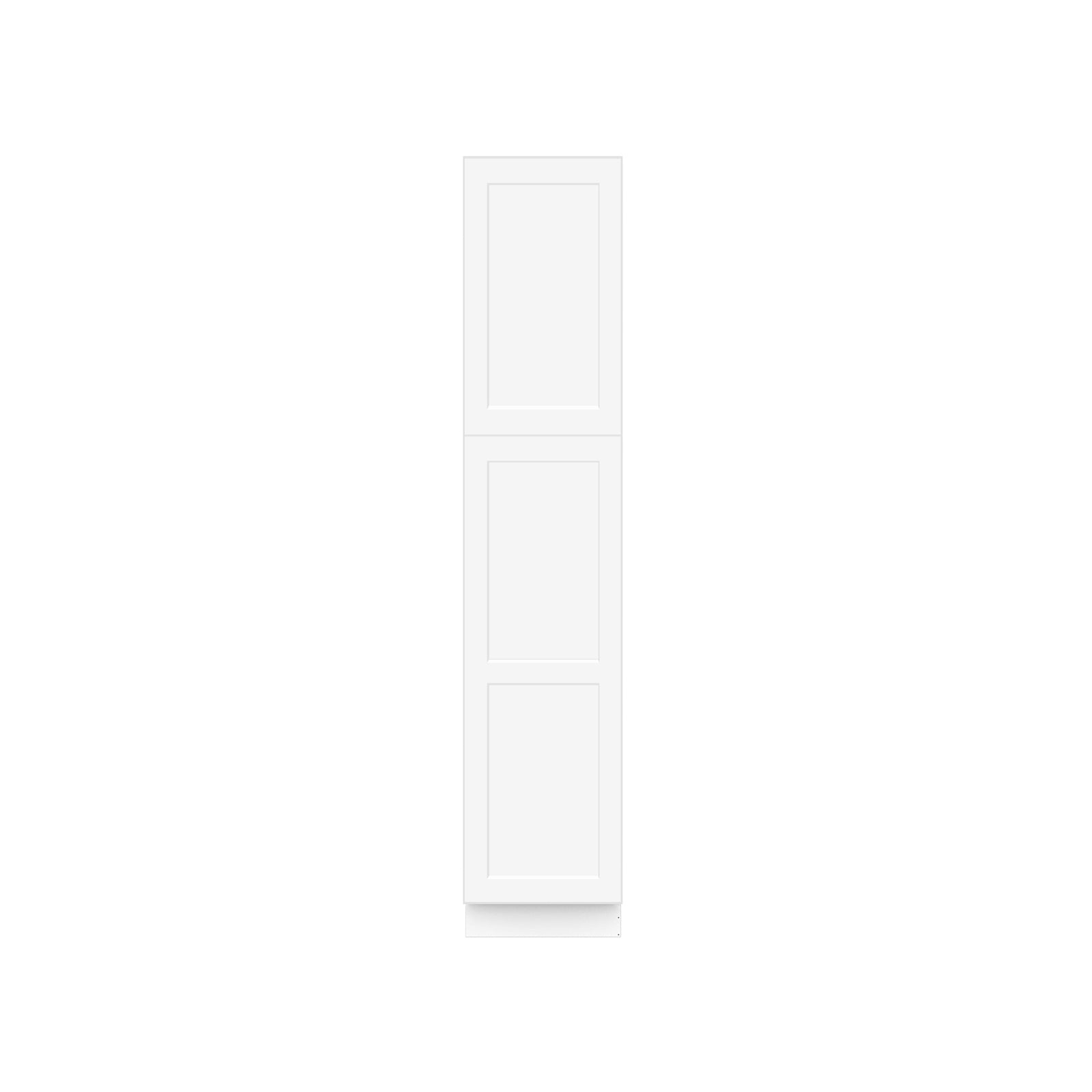 Easy-DIY 18-in W x 24-in D x 90-in H in Shaker White Ready to Assemble Utility Cabinets With Two Doors
