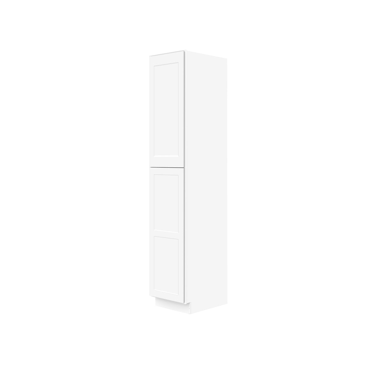 Easy-DIY 18-in W x 24-in D x 96-in H in Shaker White Ready to Assemble Utility Cabinets With Two Doors