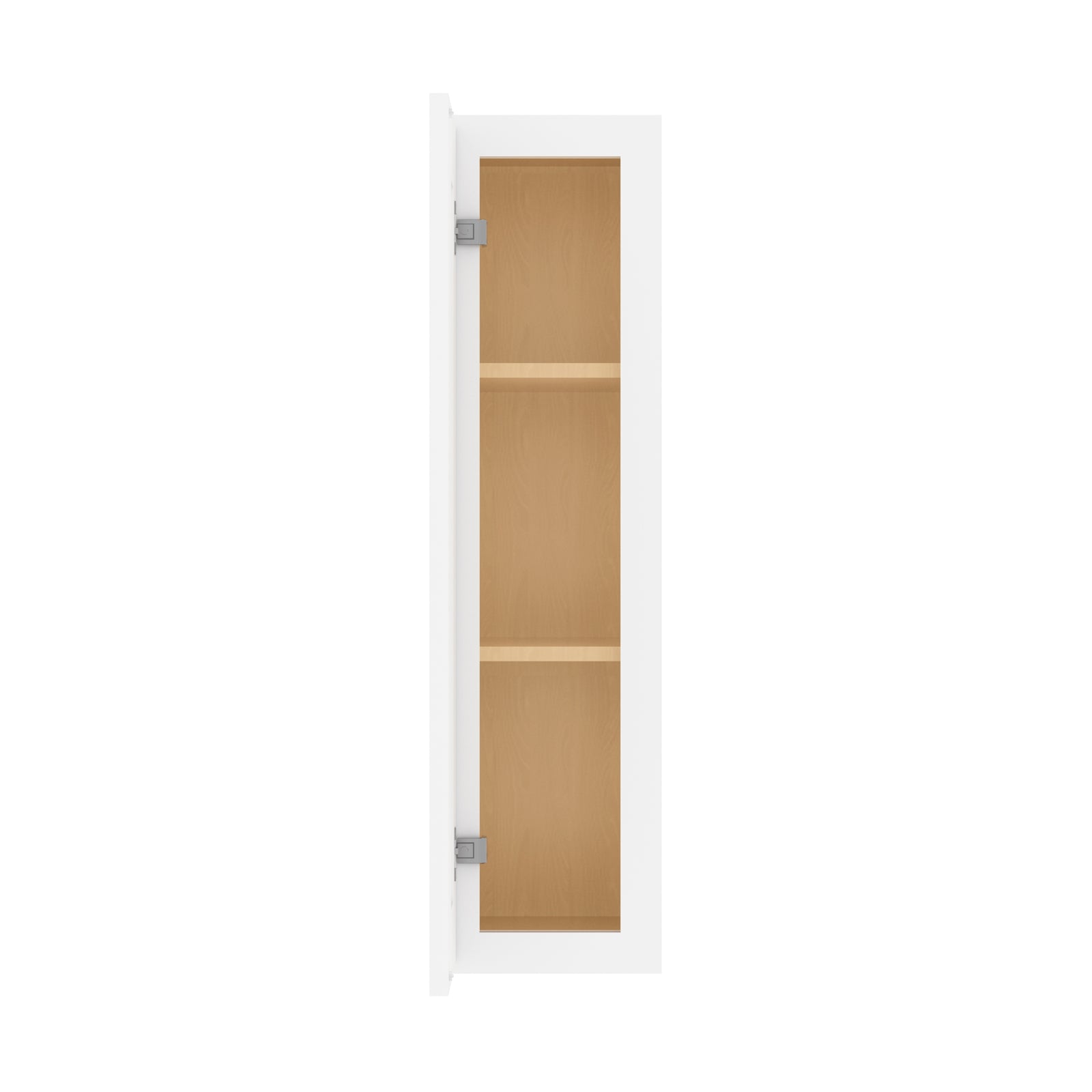 HOMLUX Easy-DIY 9-in W x 12-in D x 42-in H in Shaker White Ready to Assemble Wall Kitchen Cabinet