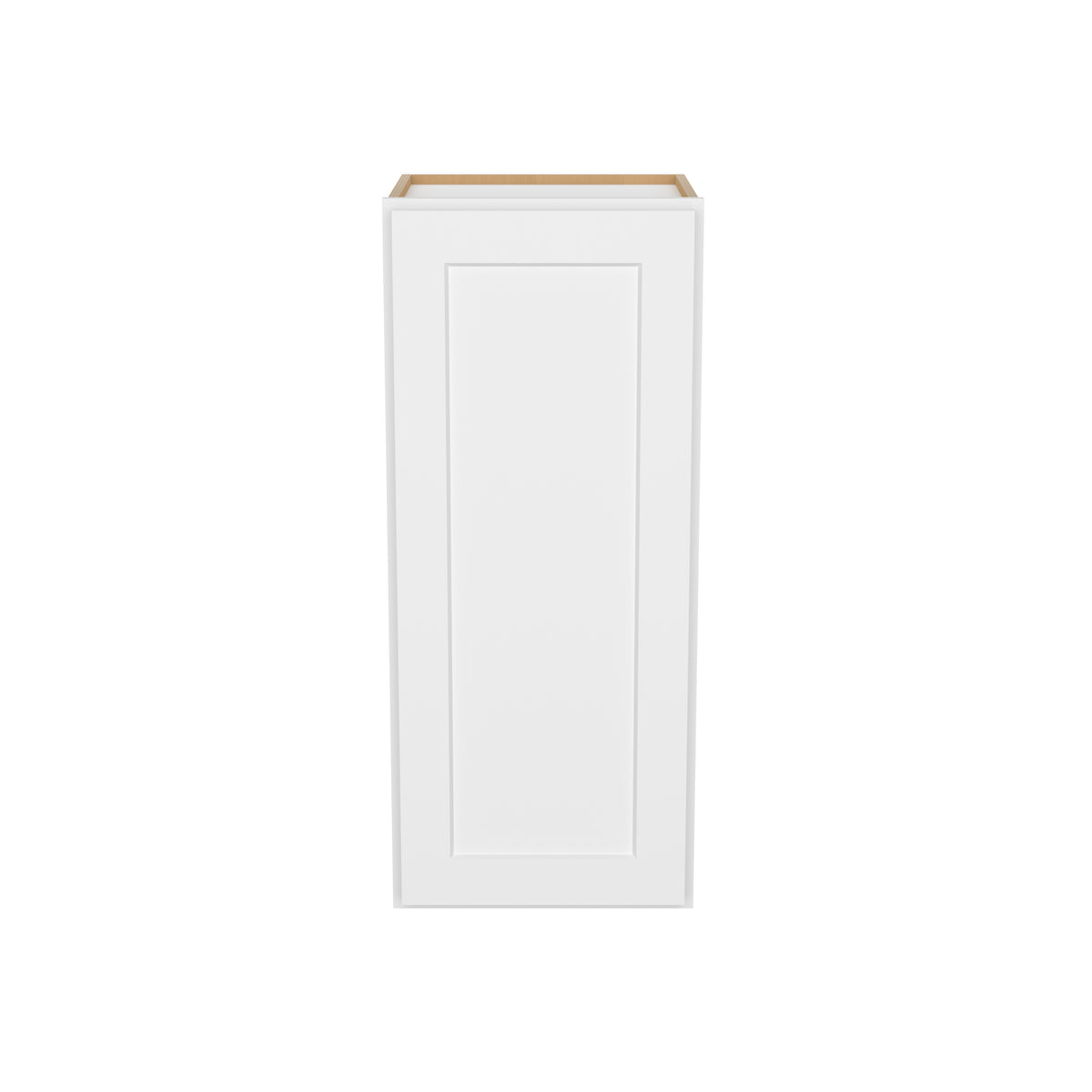 HOMLUX Easy DIY  15-in W x 12-in D x 36-in H in Royal White Plywood Ready to Assemble Wall Kitchen Cabinet Glass NOT included