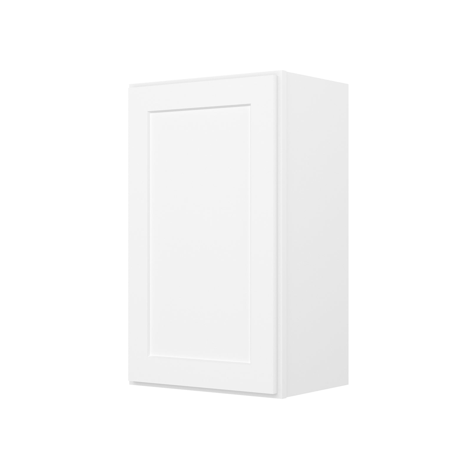 HOMLUX Easy-DIY 21-in W x 12-in D x 42-in H in Shaker White Ready to Assemble Wall Kitchen Cabinet 1 Door-3 Shelves