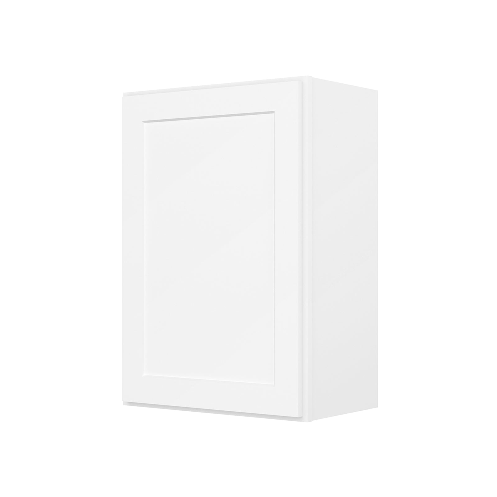 HOMLUX Easy-DIY 21-in W x 12-in D x 42-in H in Shaker White Ready to Assemble Wall Kitchen Cabinet 1 Door-3 Shelves