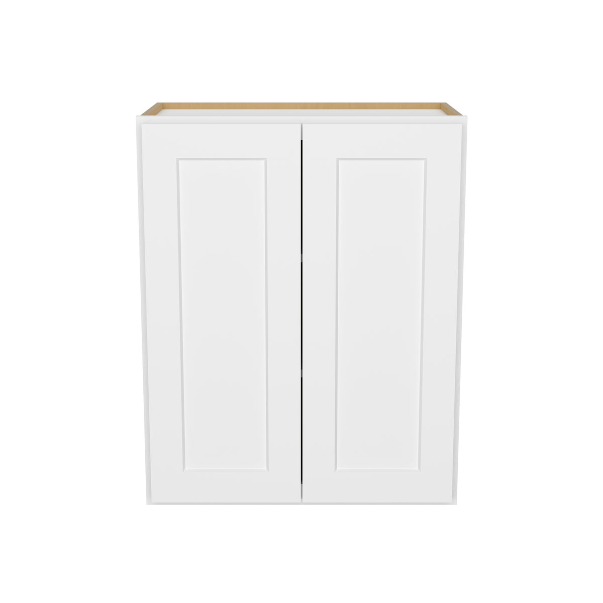 HOMLUX Easy-DIY 24-in W x 12-in D x 42-in H in Shaker White Ready to Assemble Wall Kitchen Cabinet