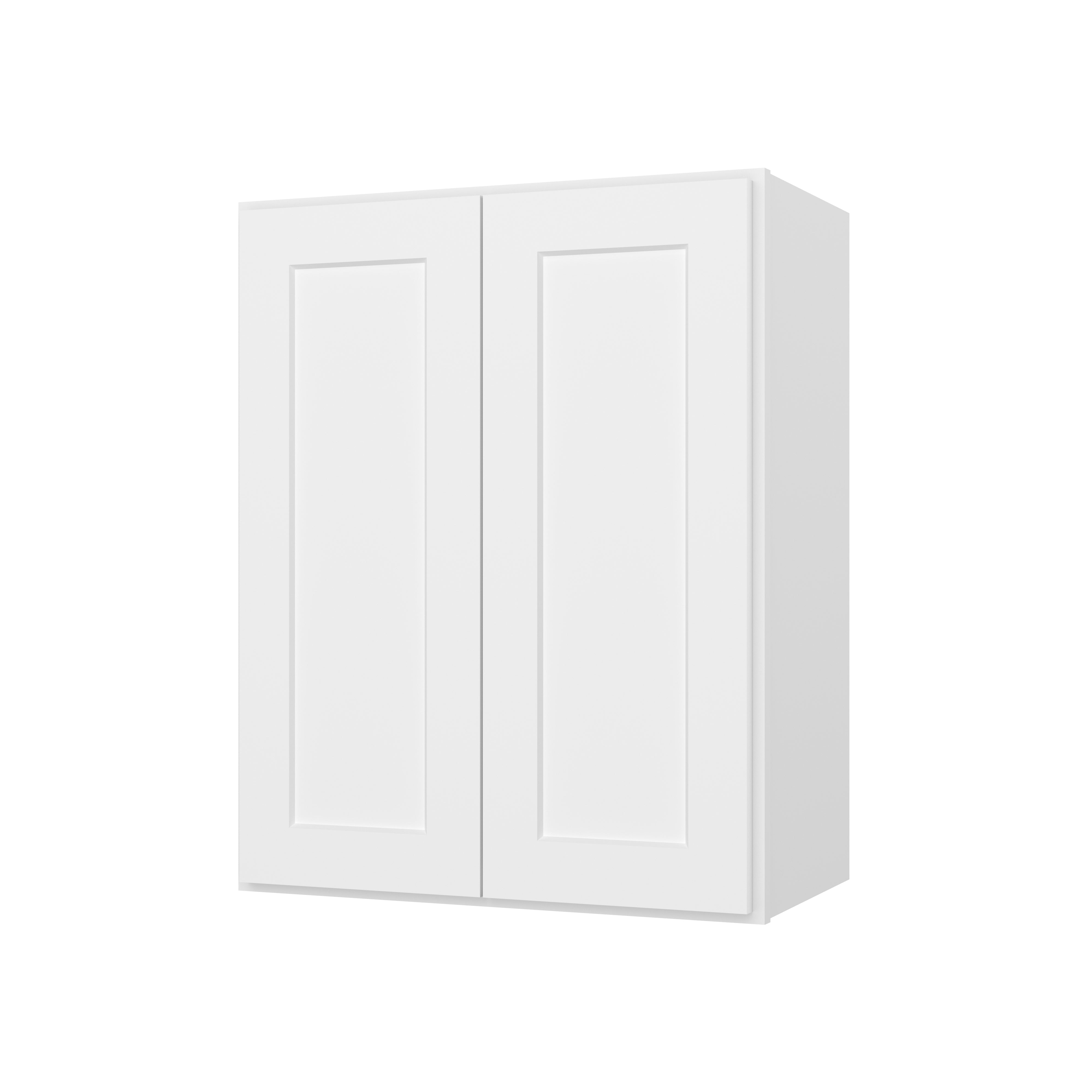 HOMLUX Easy-DIY 24-in W x 12-in D x 42-in H in Shaker White Ready to Assemble Wall Kitchen Cabinet