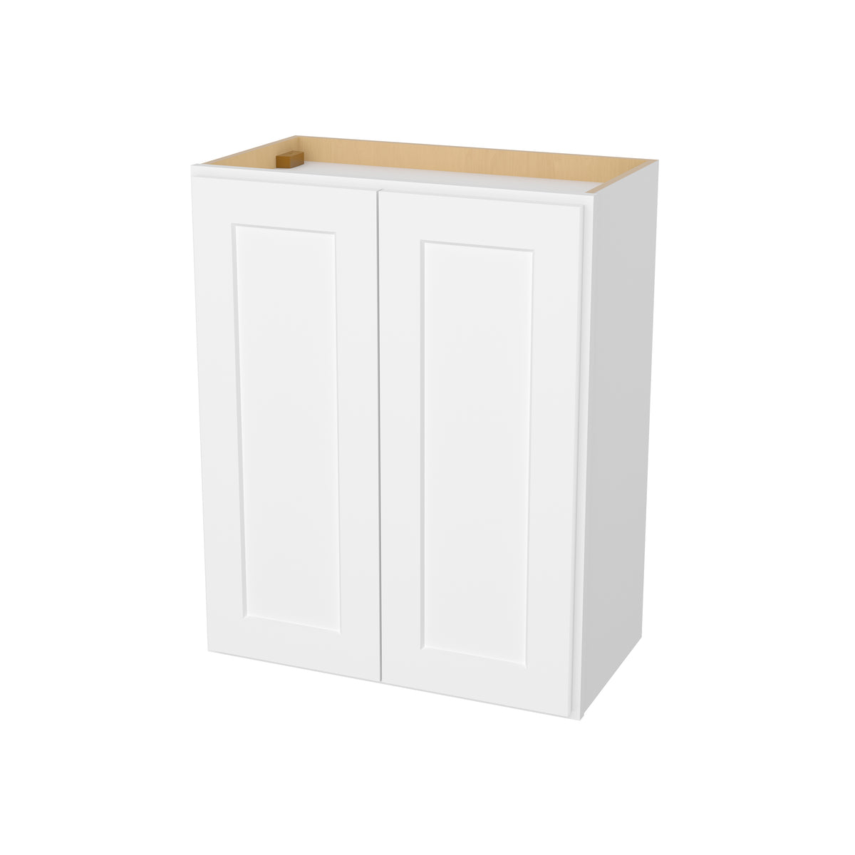 HOMLUX Easy-DIY 24-in W x 12-in D x 42-in H in Shaker White Ready to Assemble Wall Kitchen Cabinet