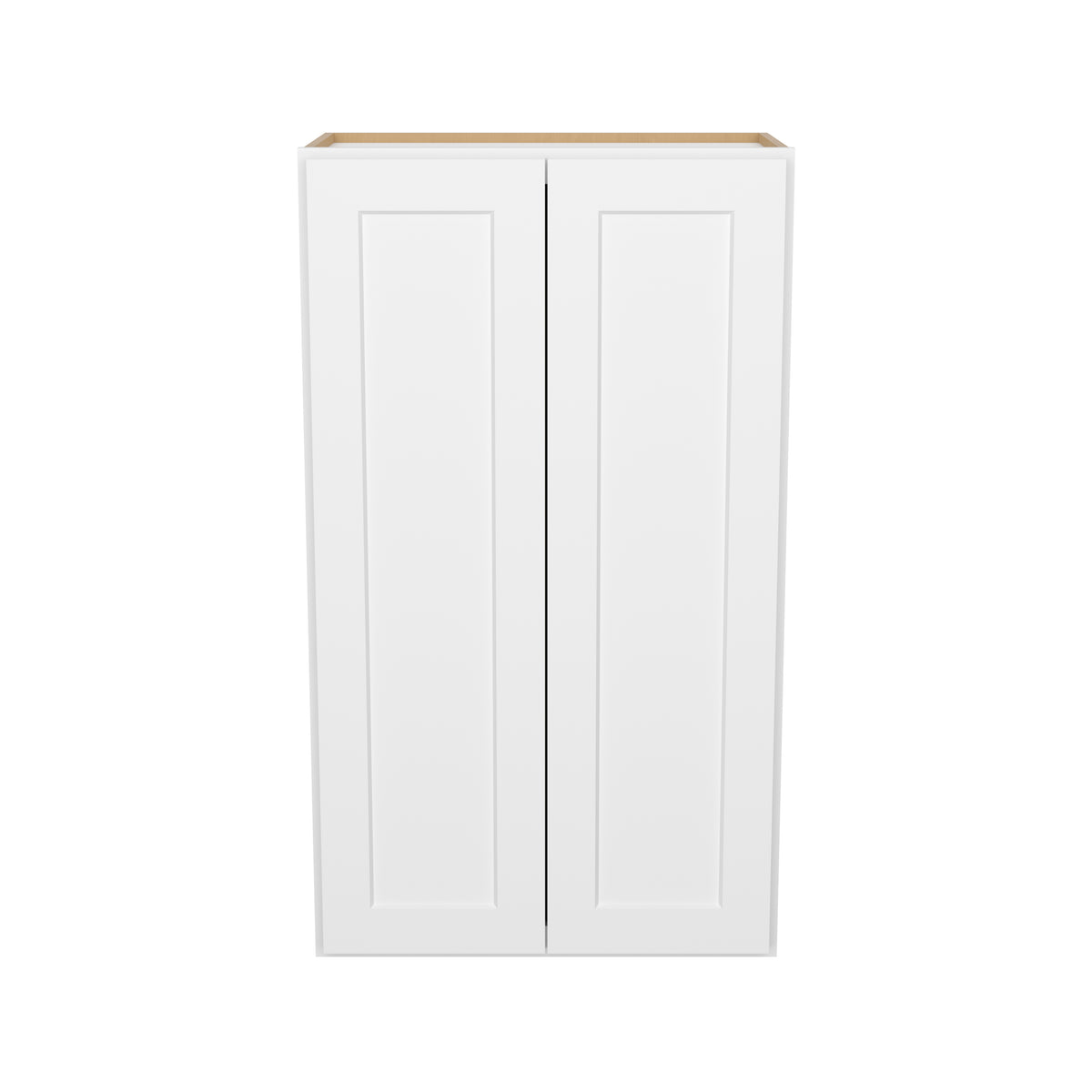 Easy-DIY 24-in W x 12-in D x 42-in H in Shaker White Ready to Assemble Wall Kitchen Cabinet