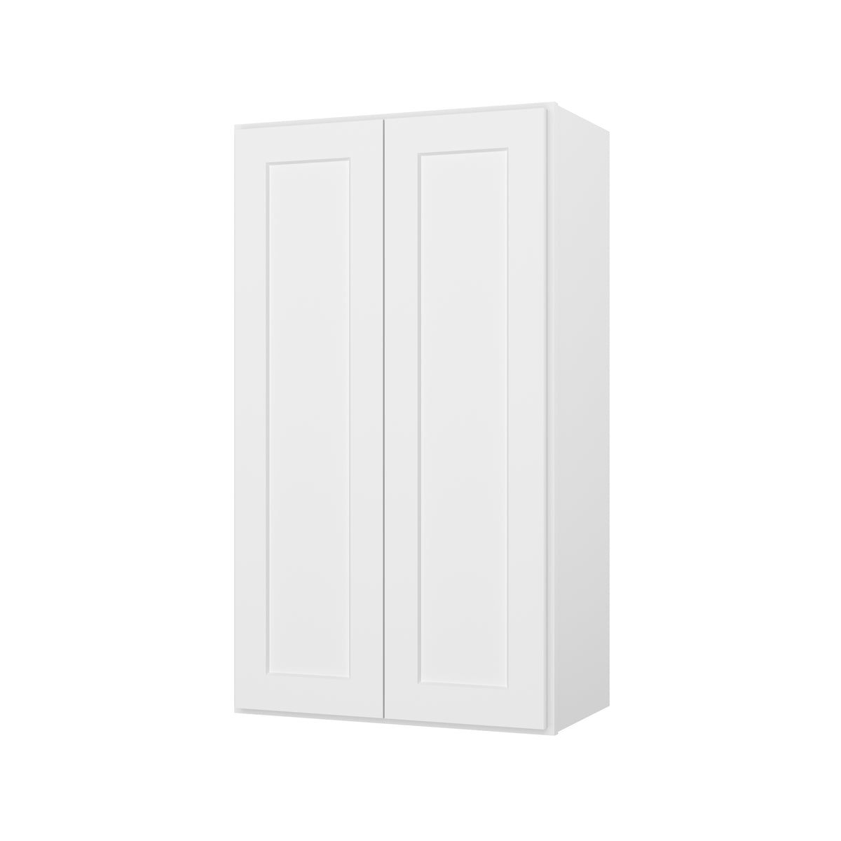 Easy-DIY 24-in W x 12-in D x 42-in H in Shaker White Ready to Assemble Wall Kitchen Cabinet