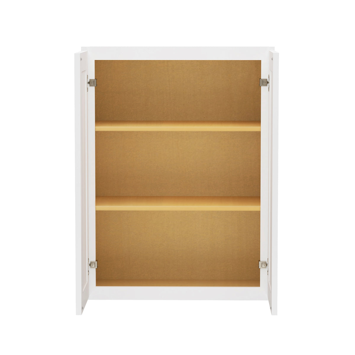 HOMLUX Easy DIY  24-in W x 12-in D x 42-in H in Royal White Plywood Ready to Assemble Wall Kitchen Cabinet Glass NOT included