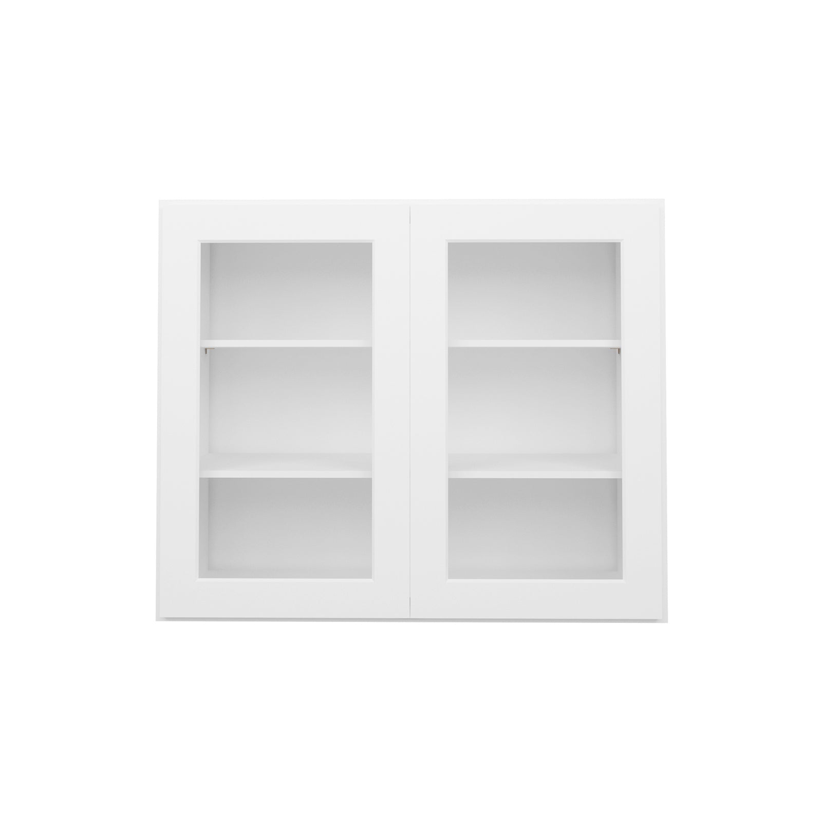 HOMLUX Easy-DIY 30-in W x 24-in D x 24-in H in Shaker White Ready to Assemble Wall Refrigerator Kitchen Cabinet with 2 Doors
