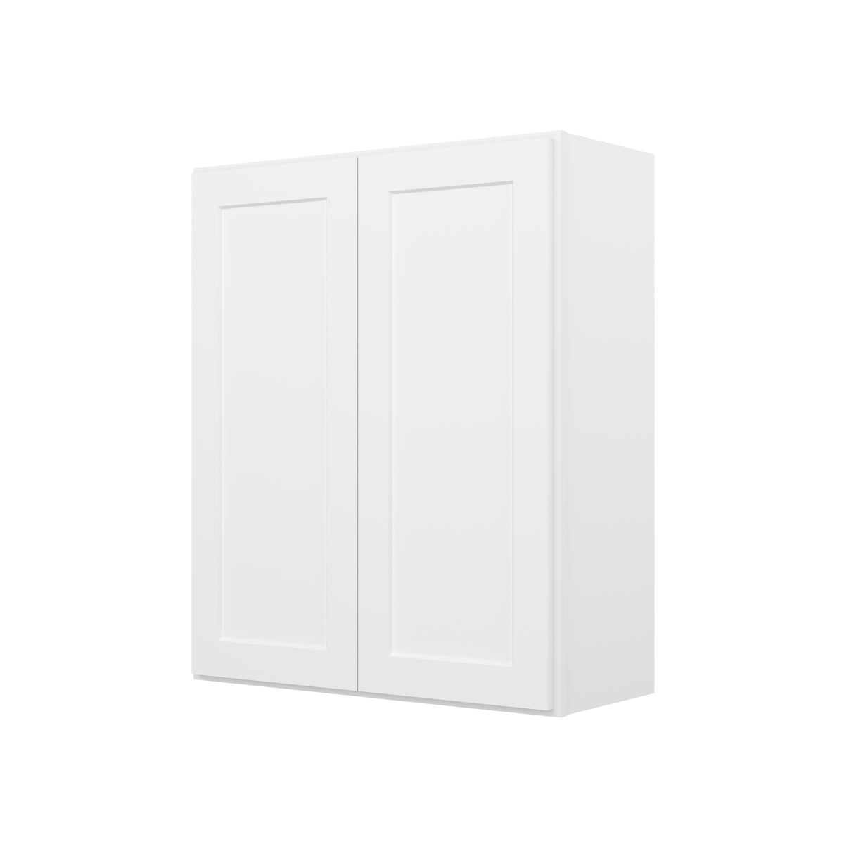 HOMLUX Easy-DIY 36-in W x 12-in  D x 42-in H in Shaker White Ready to Assemble Wall Kitchen Cabinet 2 Doors-3 Shelves