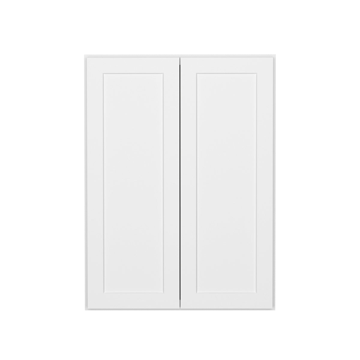 HOMLUX Easy DIY  30-in W x 12-in D x 42-in H in Royal White Plywood Ready to Assemble Wall Kitchen Cabinet Glass NOT included