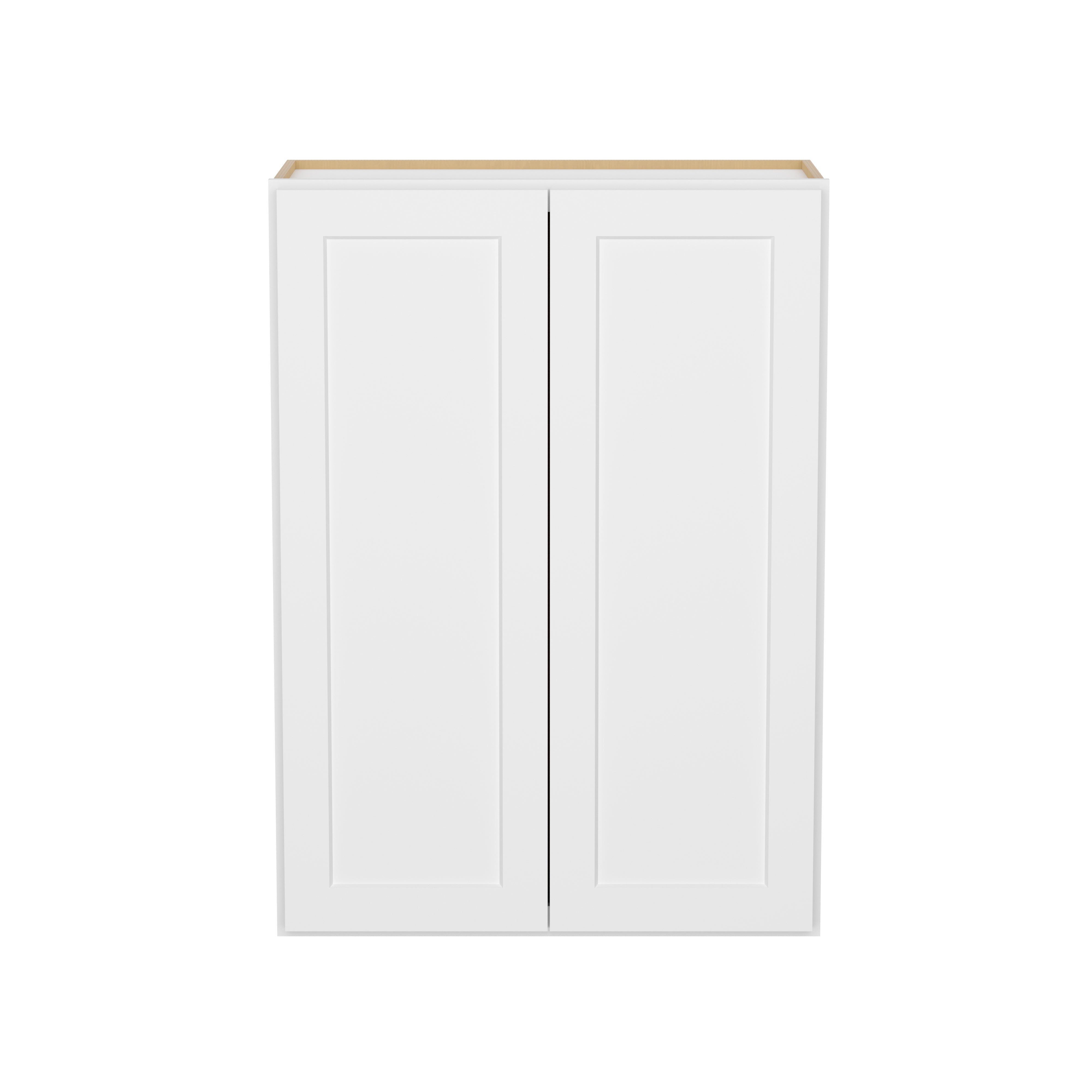 HOMLUX Easy DIY  30-in W x 12-in D x 42-in H in Royal White Plywood Ready to Assemble Wall Kitchen Cabinet Glass NOT included