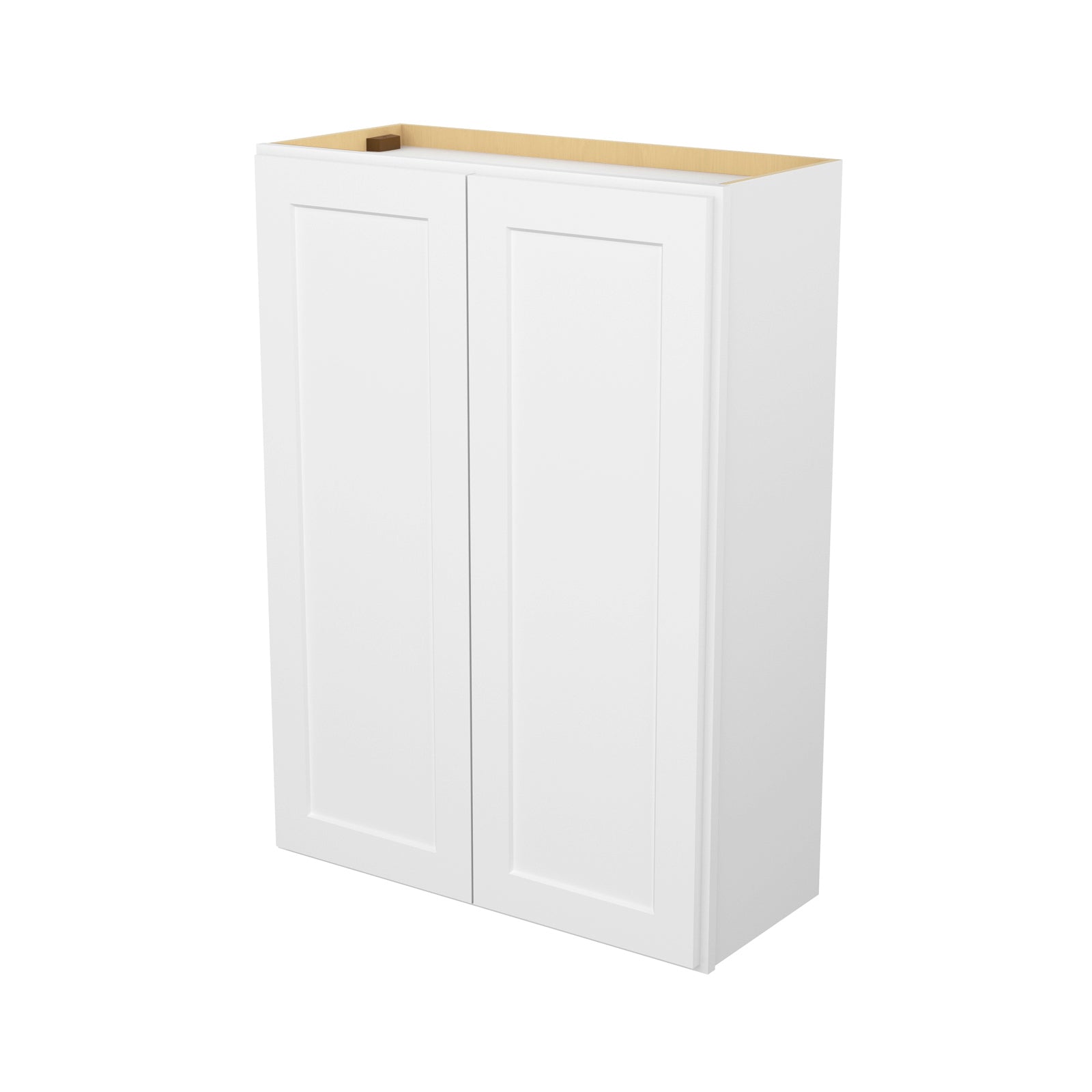HOMLUX Easy DIY  30-in W x 12-in D x 42-in H in Royal White Plywood Ready to Assemble Wall Kitchen Cabinet Glass NOT included