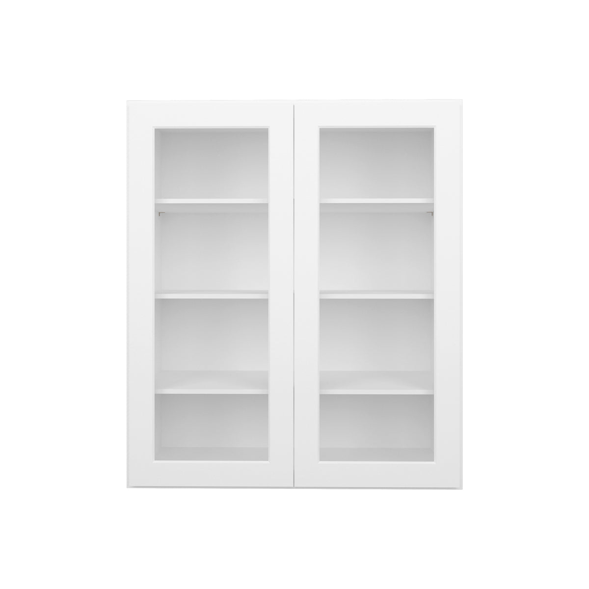 HOMLUX Easy DIY  30-in W x 12-in D x 42-in H in Royal White Plywood Ready to Assemble Wall Kitchen Cabinet Glass NOT included