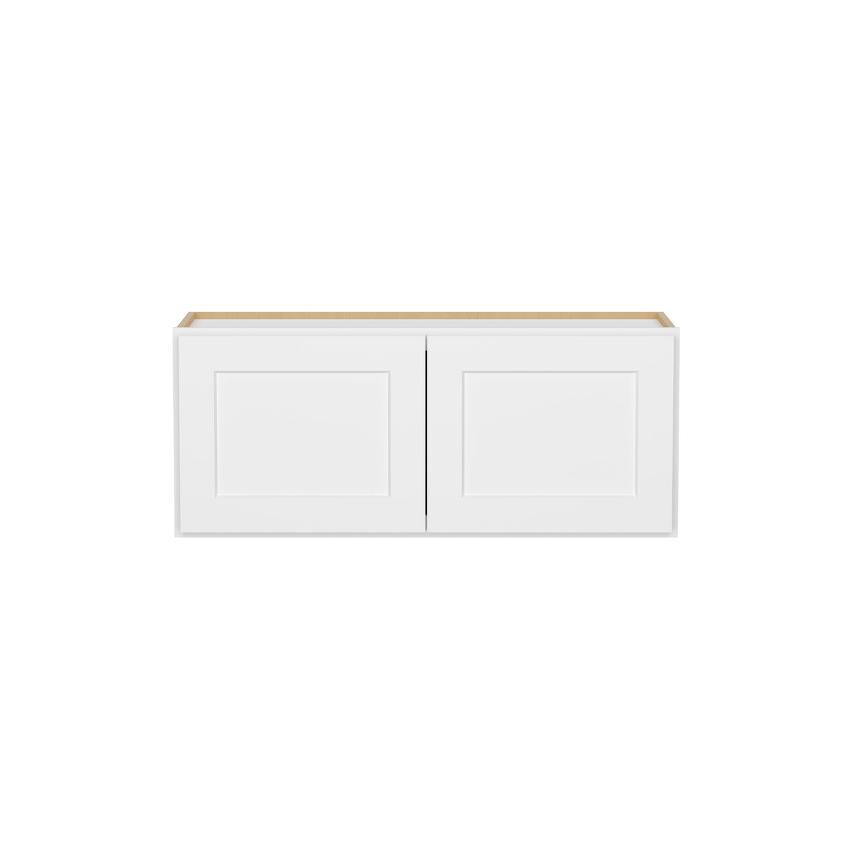HOMLUX Easy-DIY 36-in W x 12-in D x 15-in H in Shaker White Ready to Assemble Wall Kitchen Cabinet 2 Doors