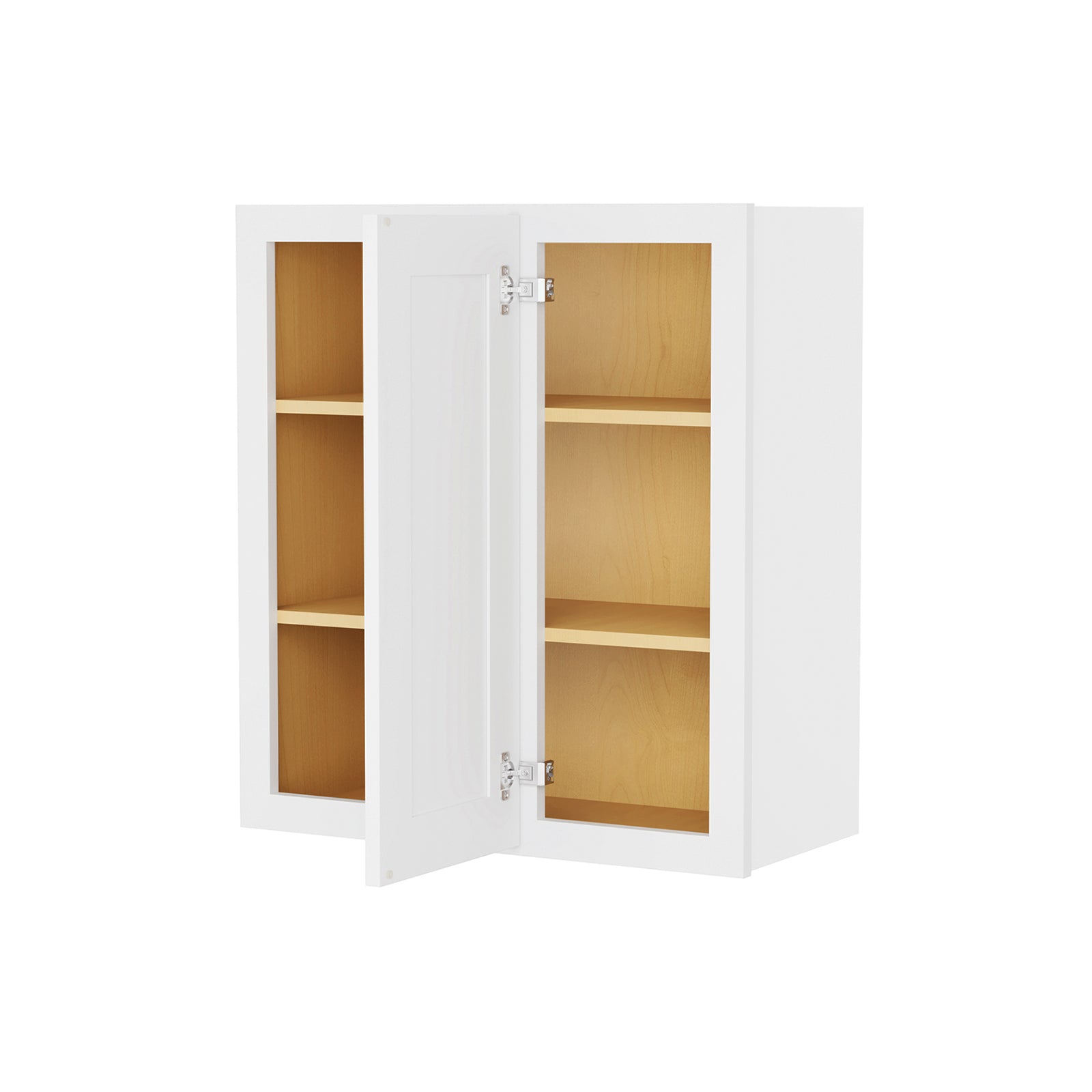 HOMLUX Easy-DIY 30-in W x 12-in D x 42-in H in Shaker White Ready to Assemble Wall Blind  Kitchen Cabinet