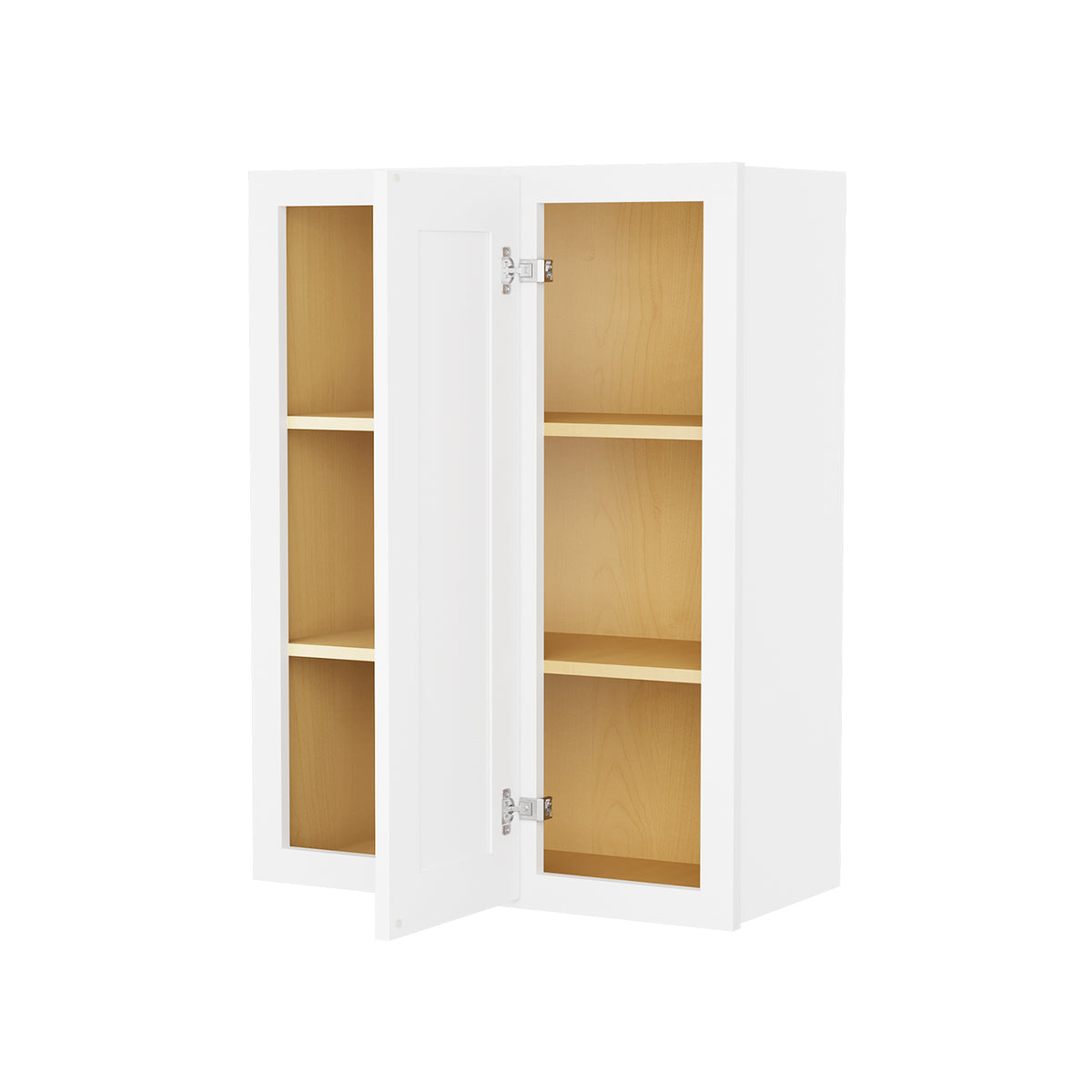 HOMLUX Easy-DIY 30-in W x 12-in D x 42-in H in Shaker White Ready to Assemble Wall Blind  Kitchen Cabinet