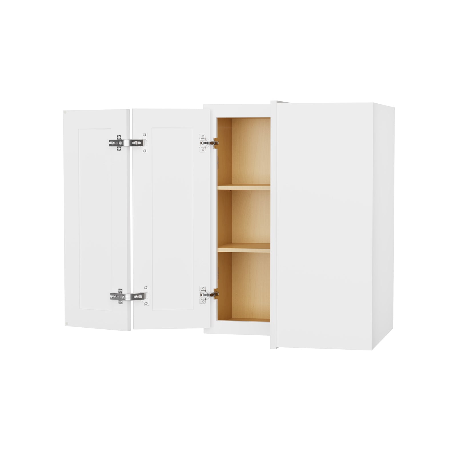 HOMLUX Easy-DIY Shaker White Ready to Assemble Wall Easy Reach Kitchen Cabinet