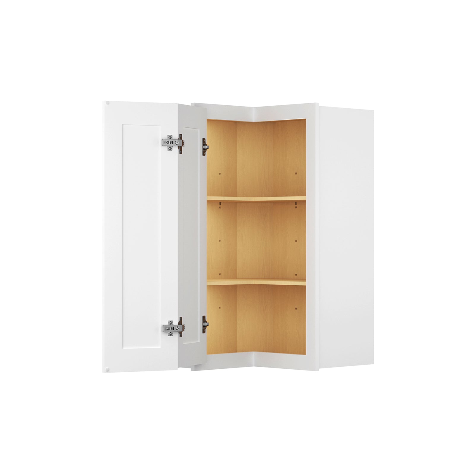 HOMLUX Easy-DIY Shaker White Ready to Assemble Wall Easy Reach Kitchen Cabinet
