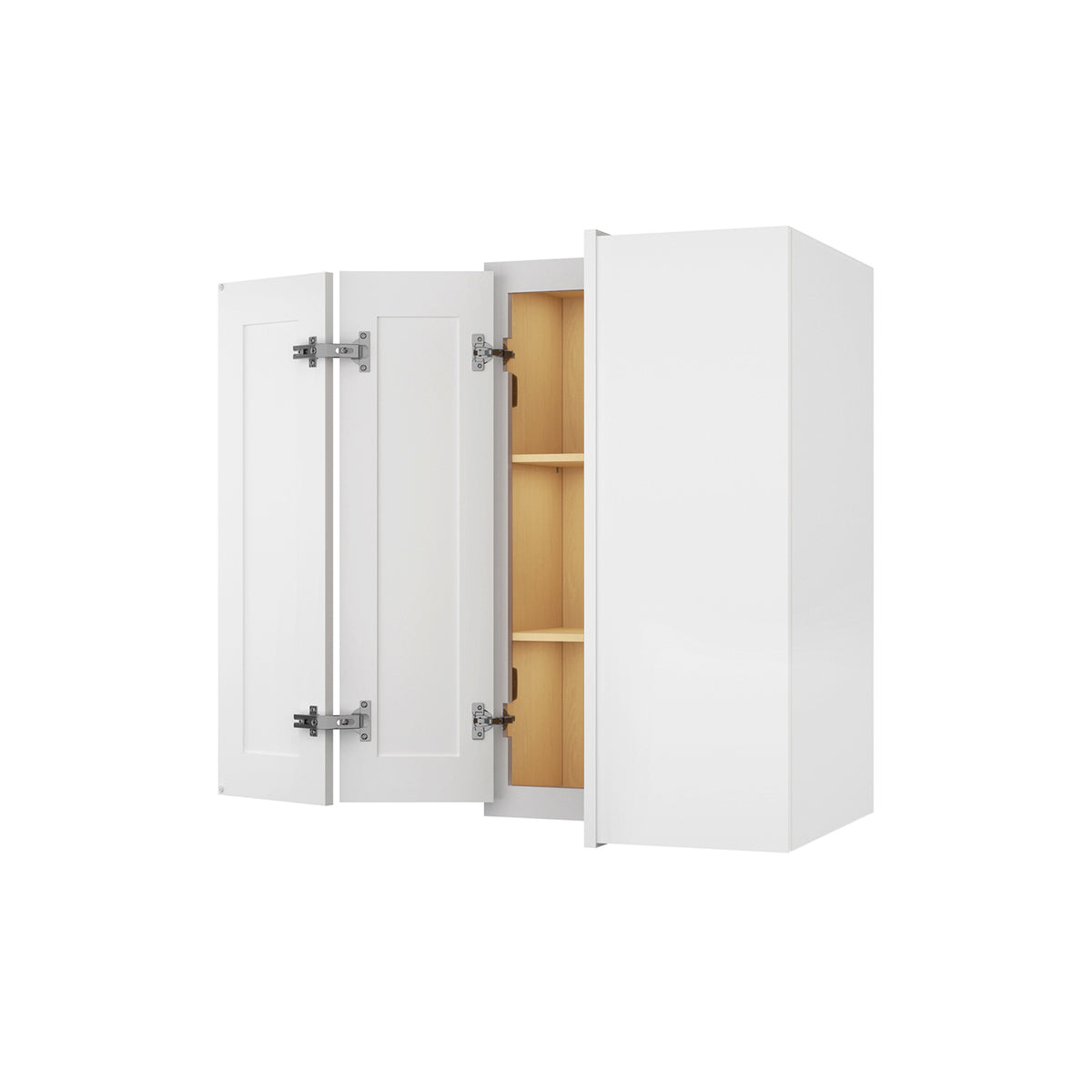 HOMLUX Easy-DIY Shaker White Ready to Assemble Wall Easy Reach Kitchen Cabinet