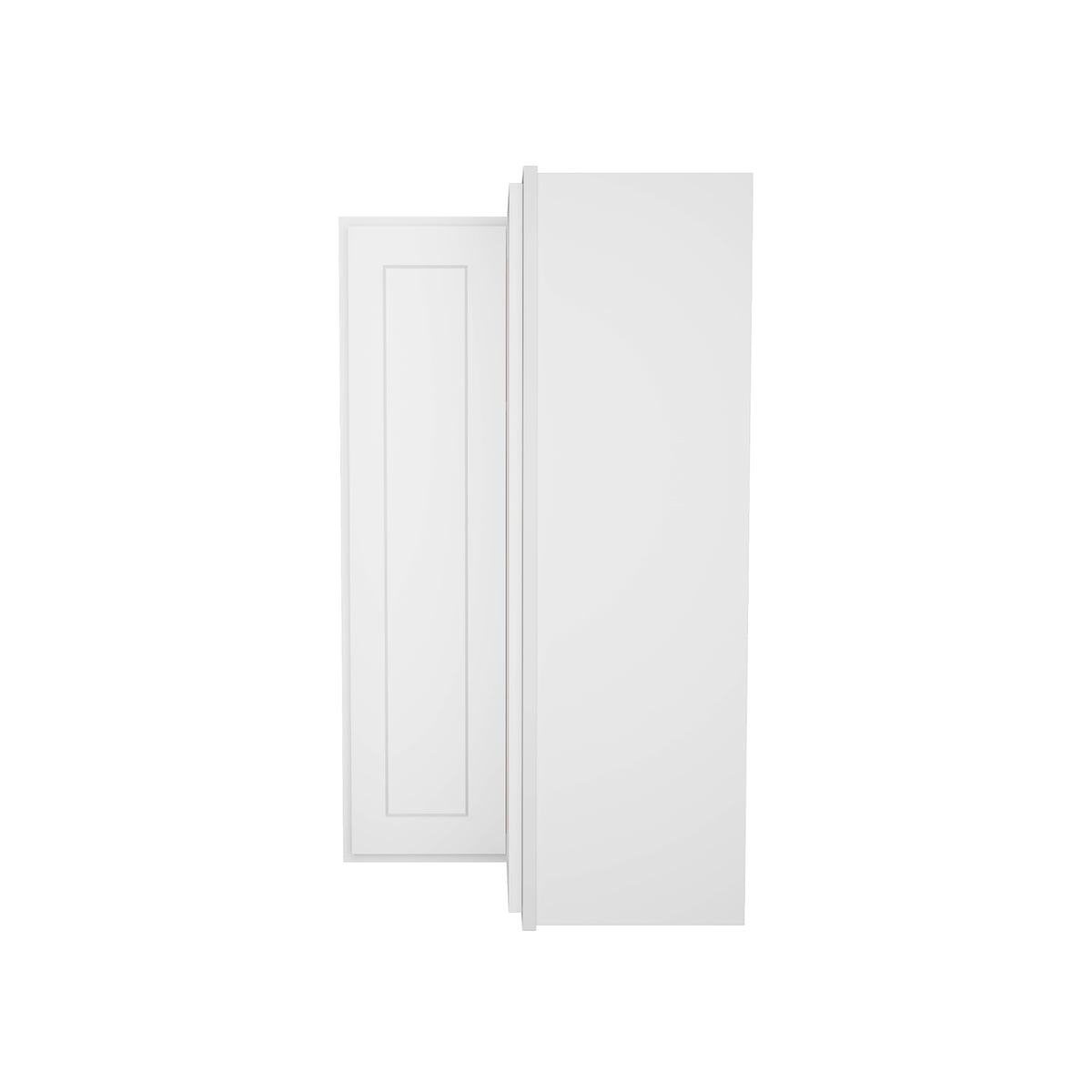 HOMLUX Easy-DIY Shaker White Ready to Assemble Wall Easy Reach Kitchen Cabinet