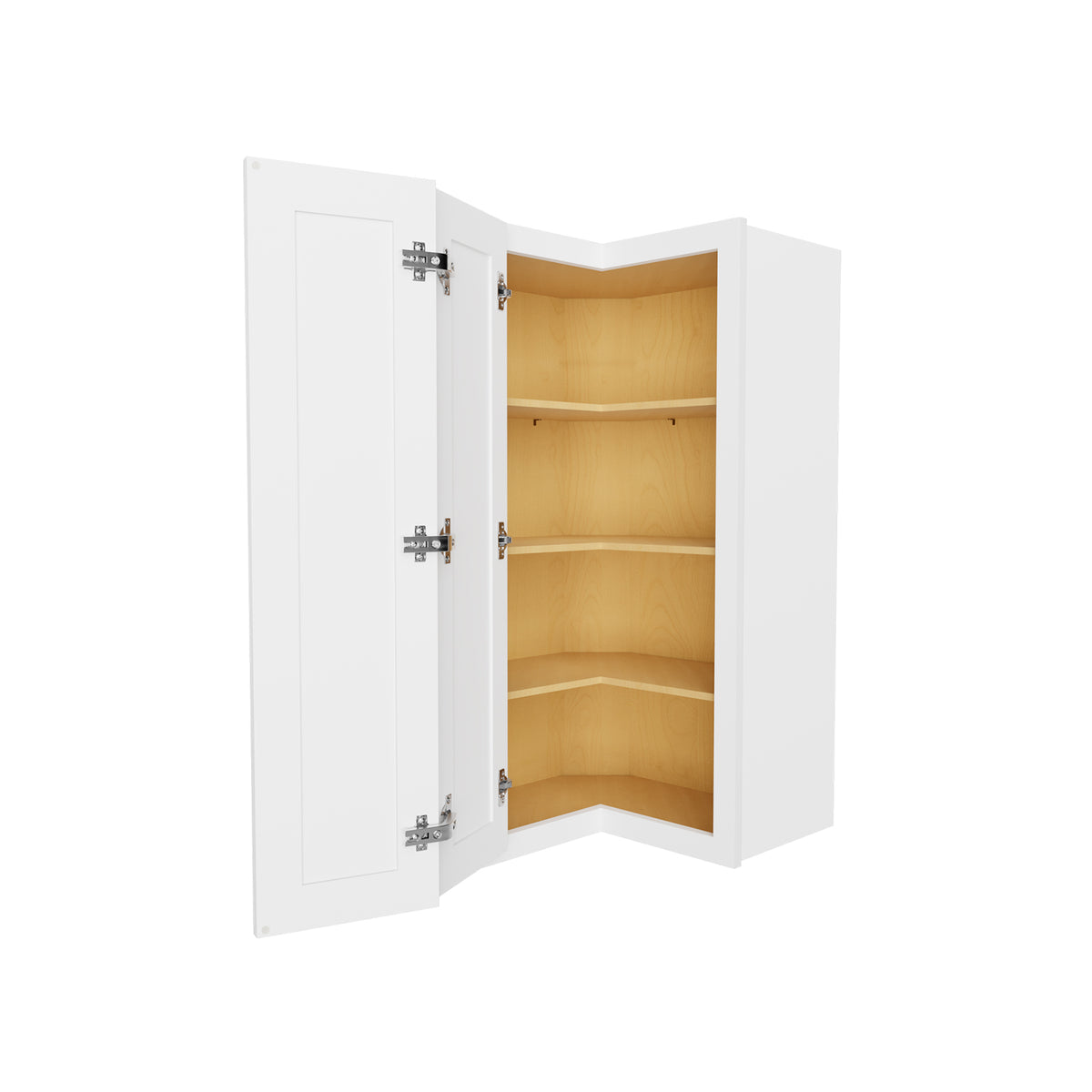 HOMLUX Easy-DIY Shaker White Ready to Assemble Wall Easy Reach Kitchen Cabinet