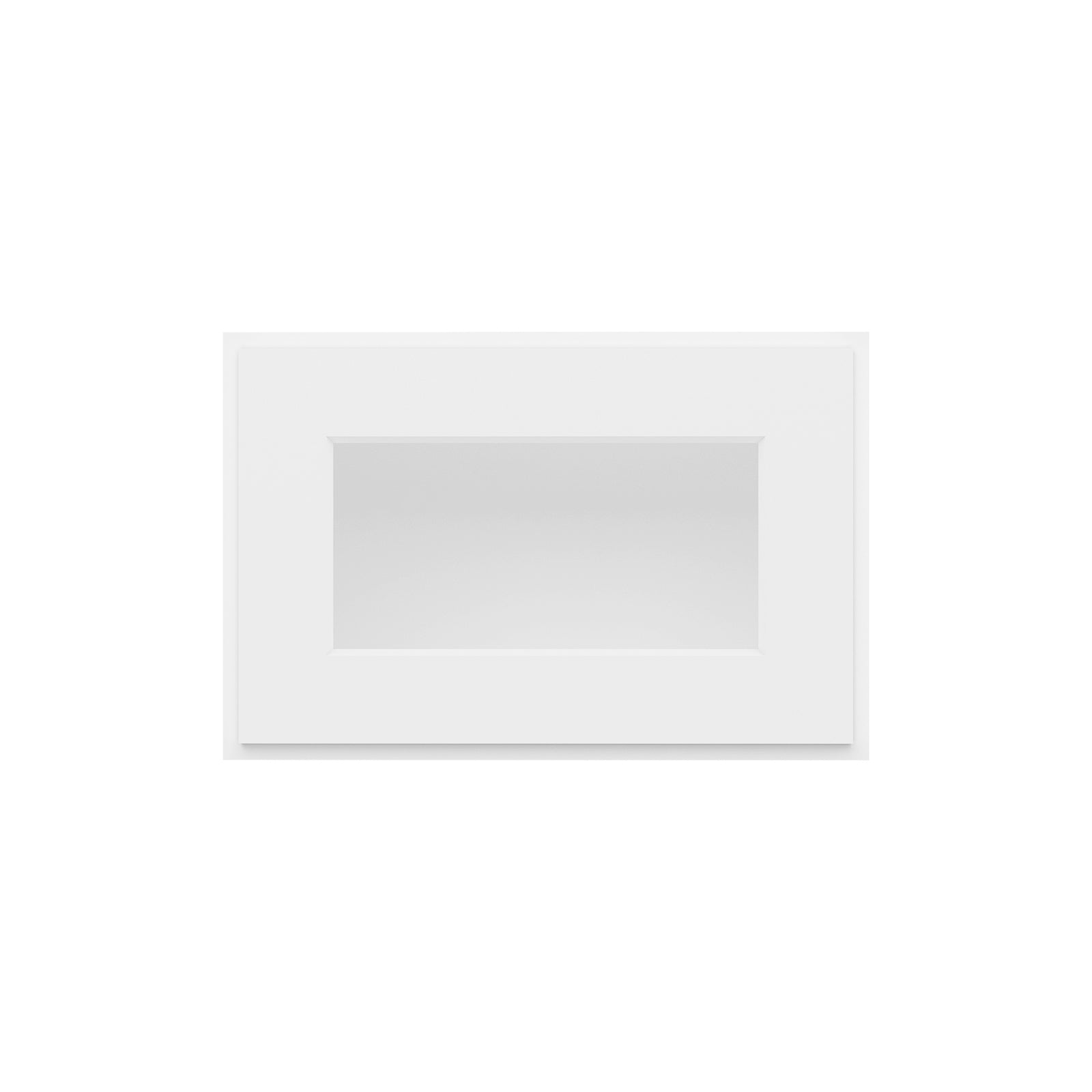 HOMLUX Easy DIY  21-in W x 12-in D x 12-in H in Royal White Plywood Ready to Assemble Wall Kitchen Cabinet Glass NOT included