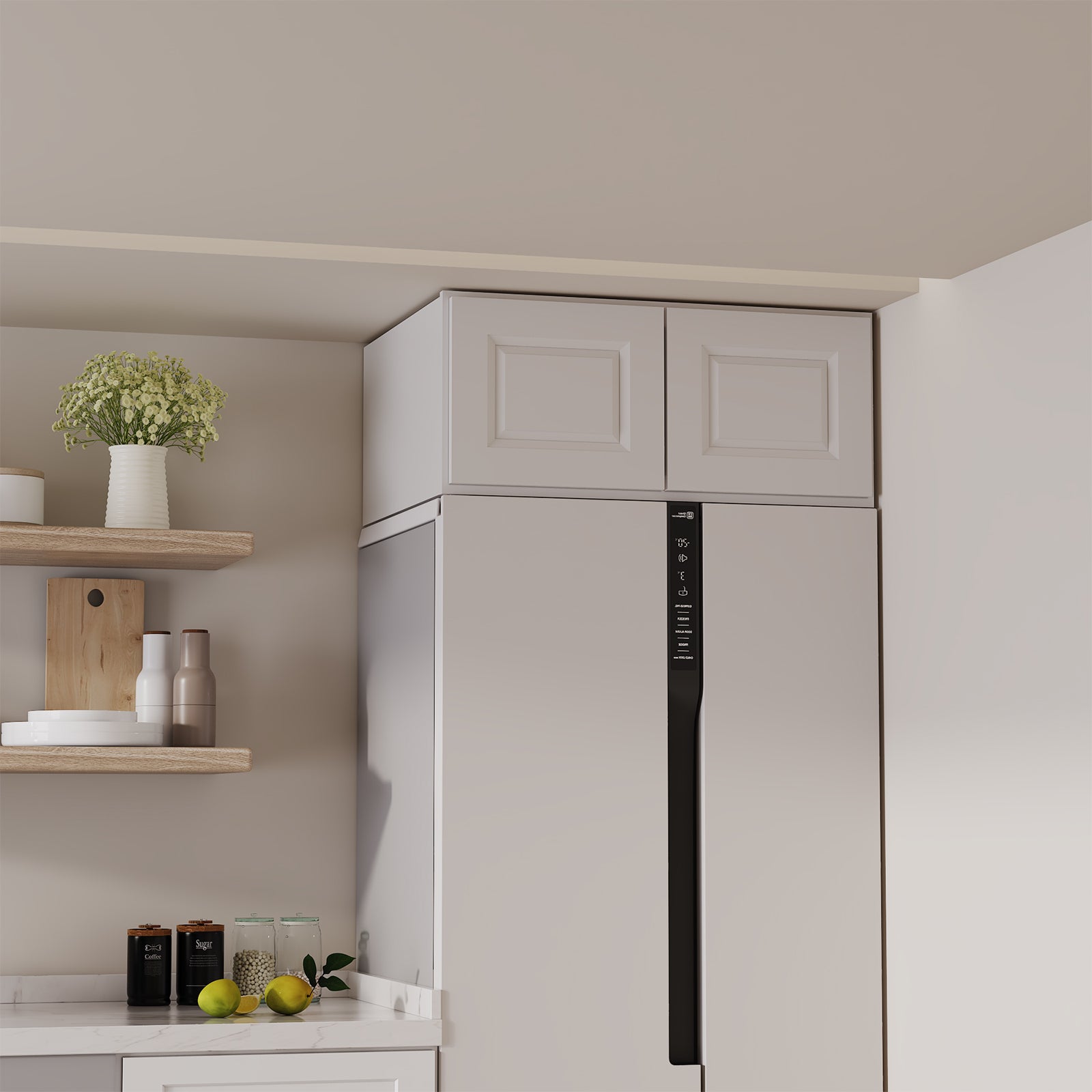 W6 Series Plywood Ready to Assemble Kitchen Wall Cabinets with 2 Doors-5