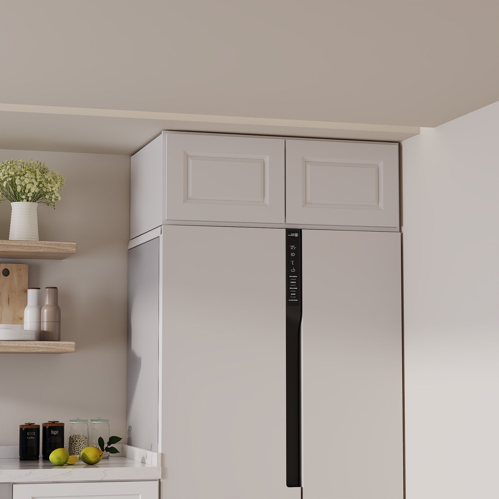 W6 Series Plywood Ready to Assemble Kitchen Wall Cabinets with 2 Doors-5