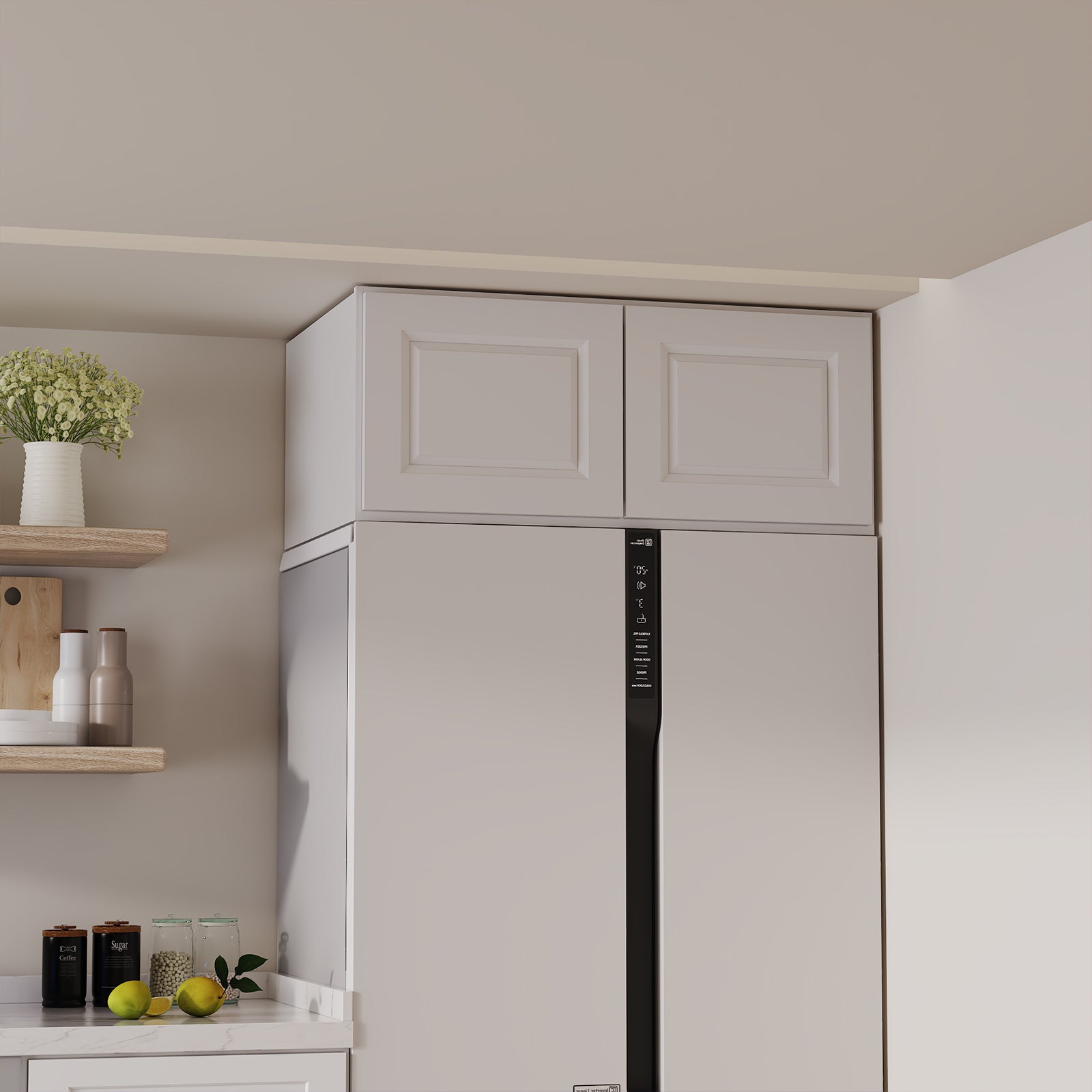 W6 Series Plywood Ready to Assemble Kitchen Wall Cabinets with 2 Doors-5