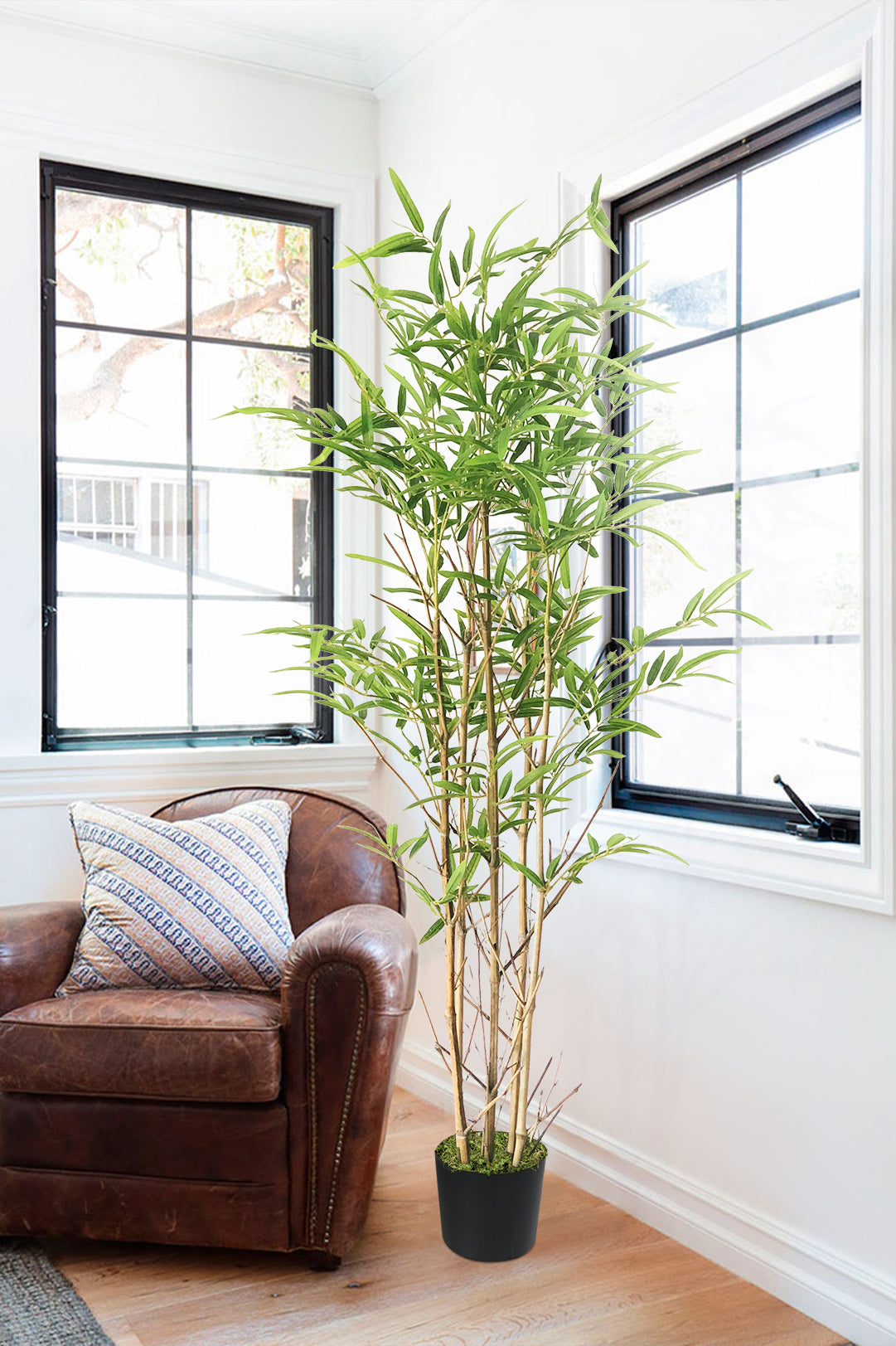 6ft Dark Green Bamboo Tree