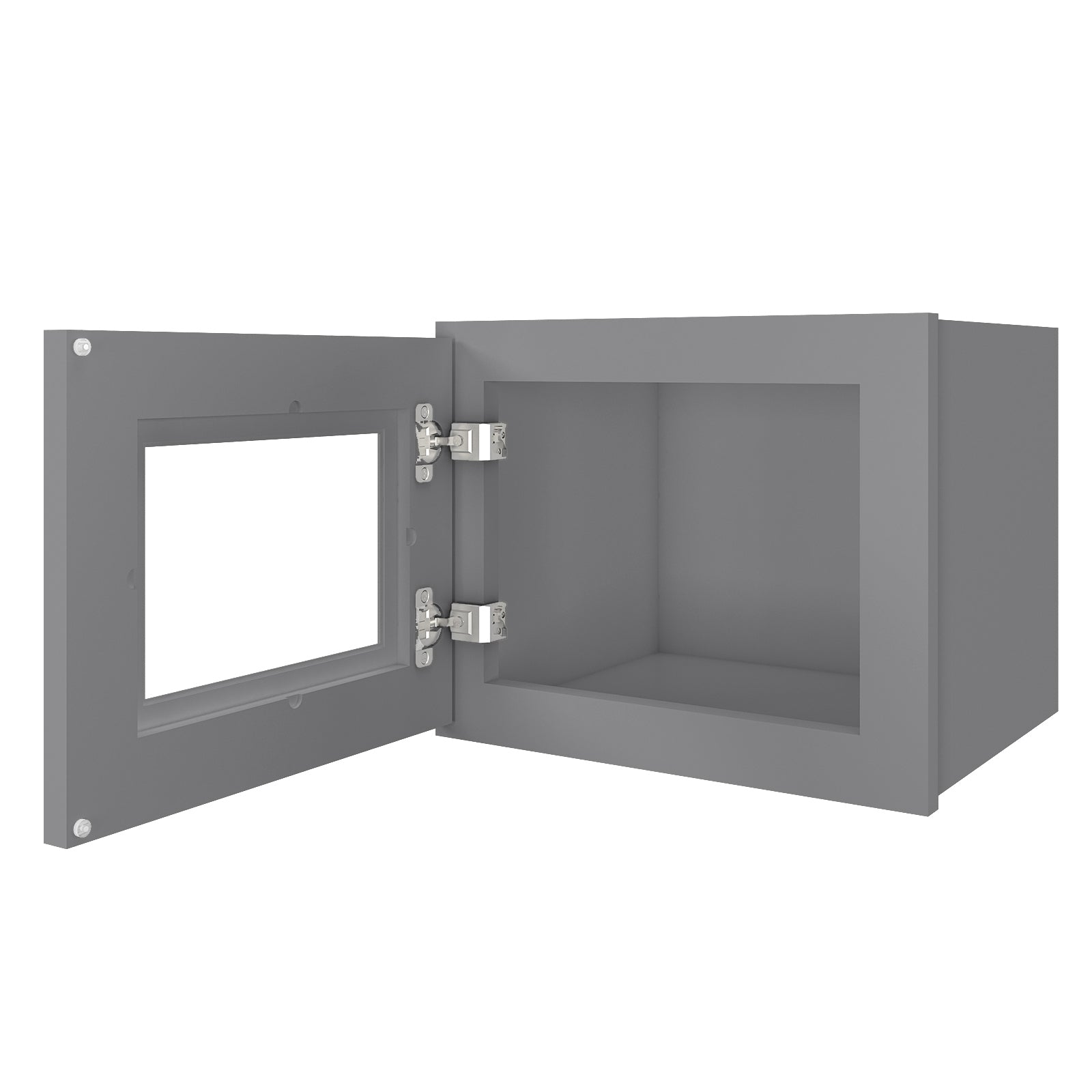 12"D*15"W*12"H Birch Solid Wood Medicine Cabinet Wall Mounted W1512GD