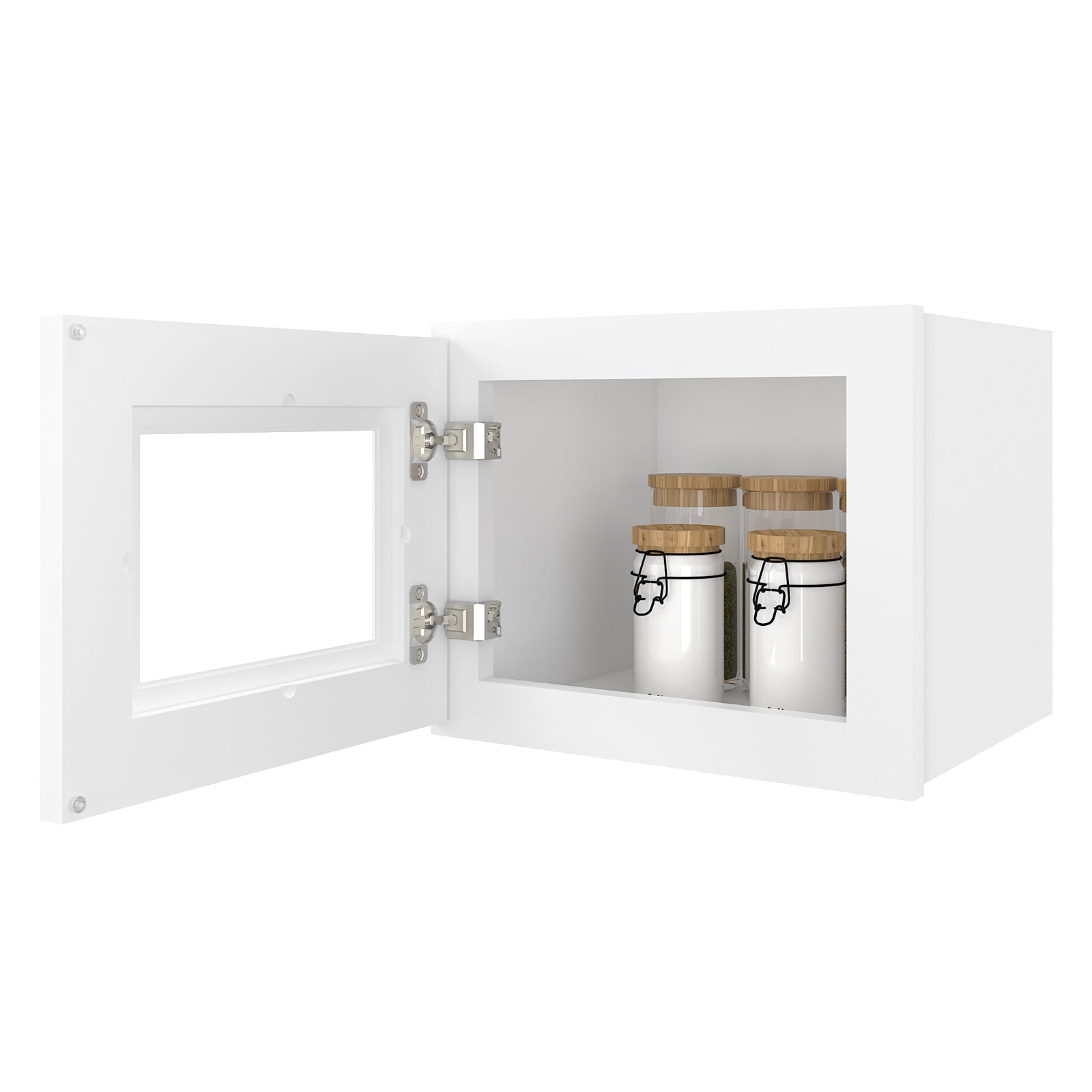 12"D*15"W*12"H Birch Solid Wood Medicine Cabinet Wall Mounted W1512GD