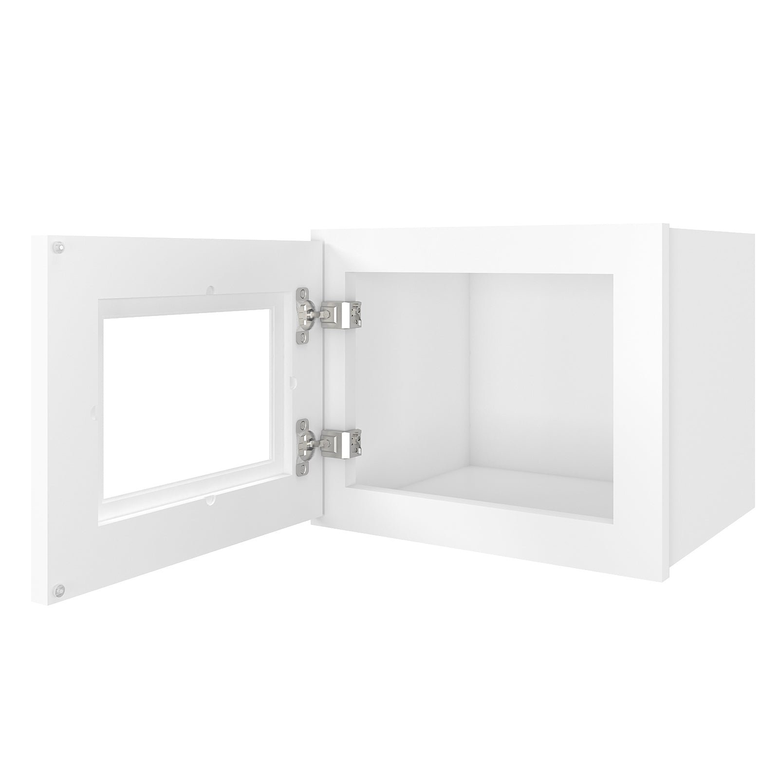 12"D*15"W*12"H Birch Solid Wood Medicine Cabinet Wall Mounted W1512GD