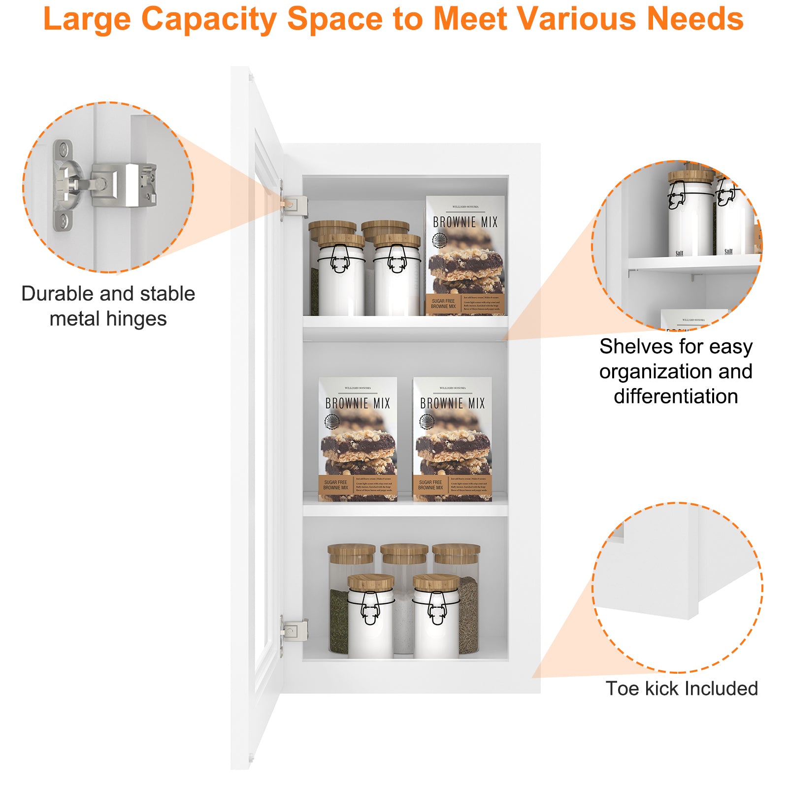 12"D*15"W*30"H Birch Solid Wood Medicine Cabinet Wall Mounted W1530GD