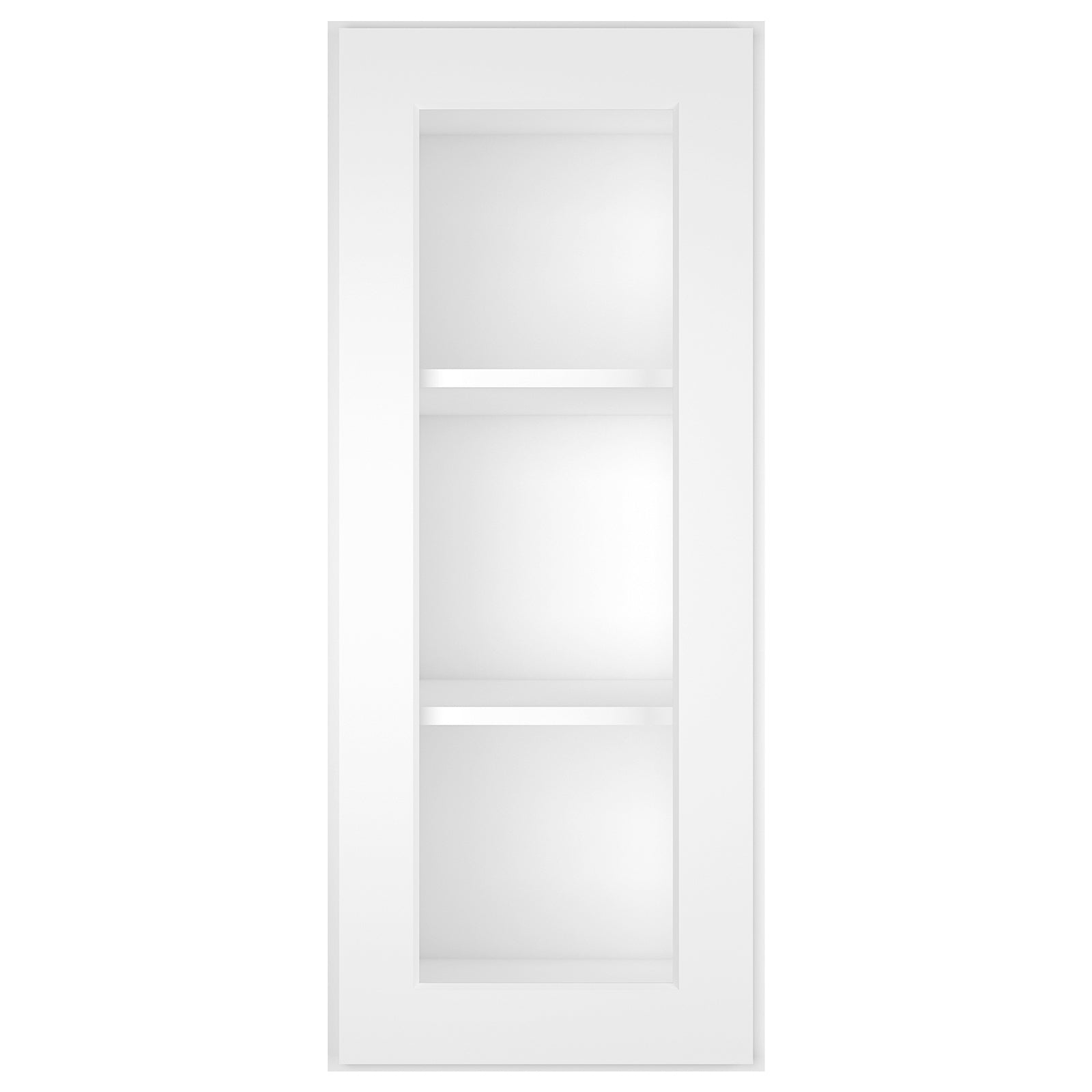 12"D*15"W*36"H Birch Solid Wood Medicine Cabinet Wall Mounted W1536GD