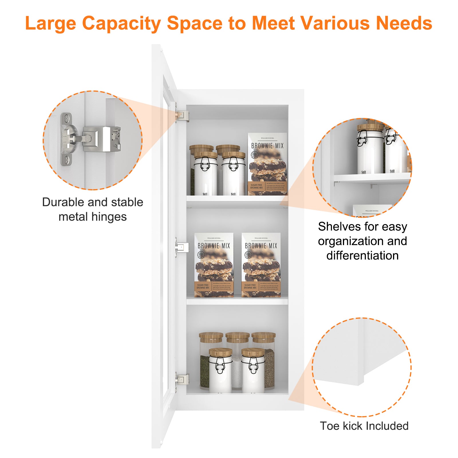 12"D*15"W*36"H Birch Solid Wood Medicine Cabinet Wall Mounted W1536GD