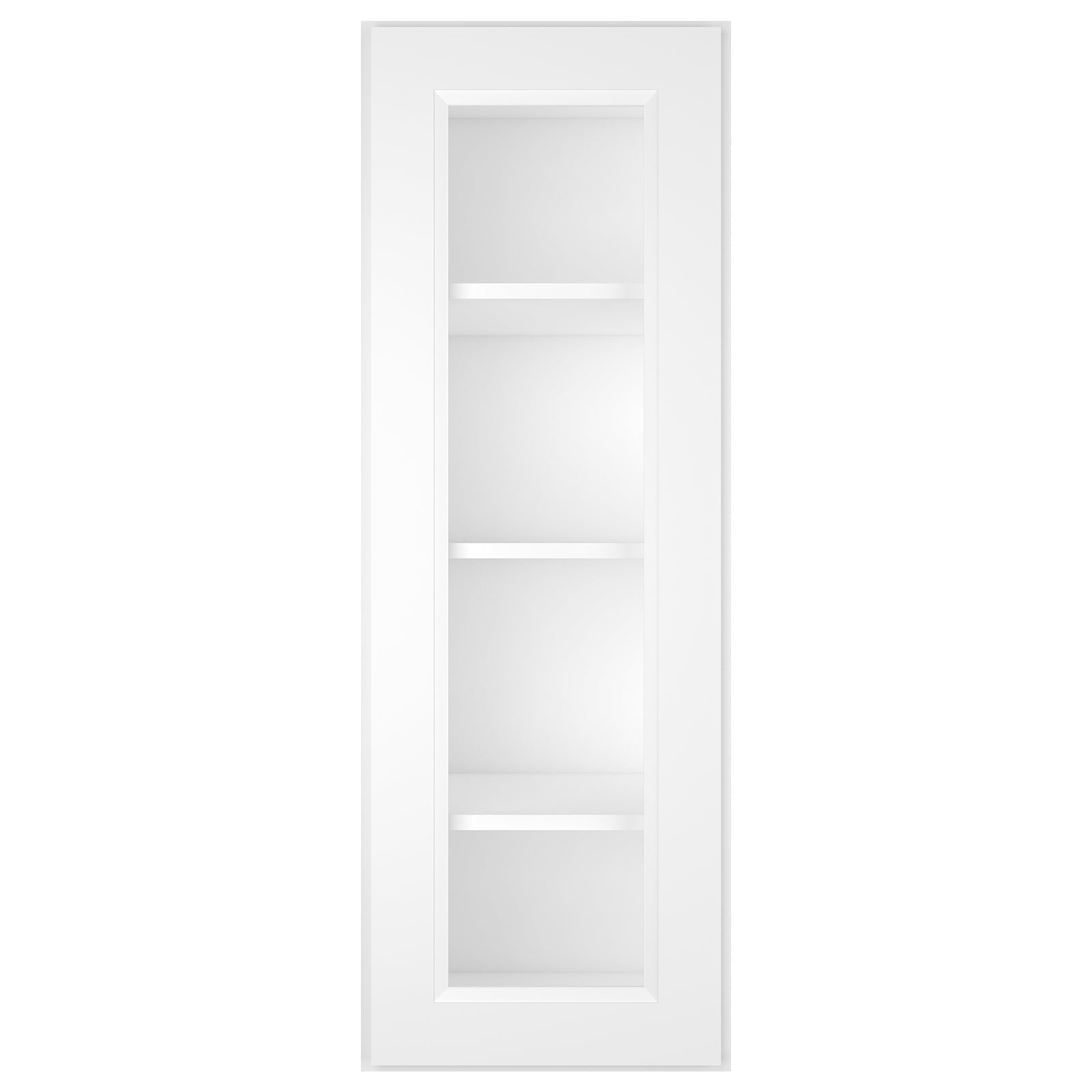 12"D*15"W*42"H Birch Solid Wood Medicine Cabinet Wall Mounted W1542GD