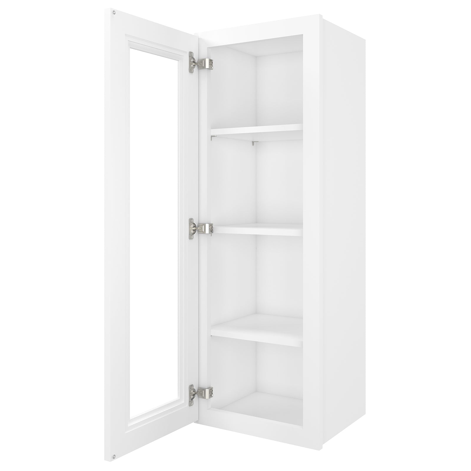 12"D*15"W*42"H Birch Solid Wood Medicine Cabinet Wall Mounted W1542GD