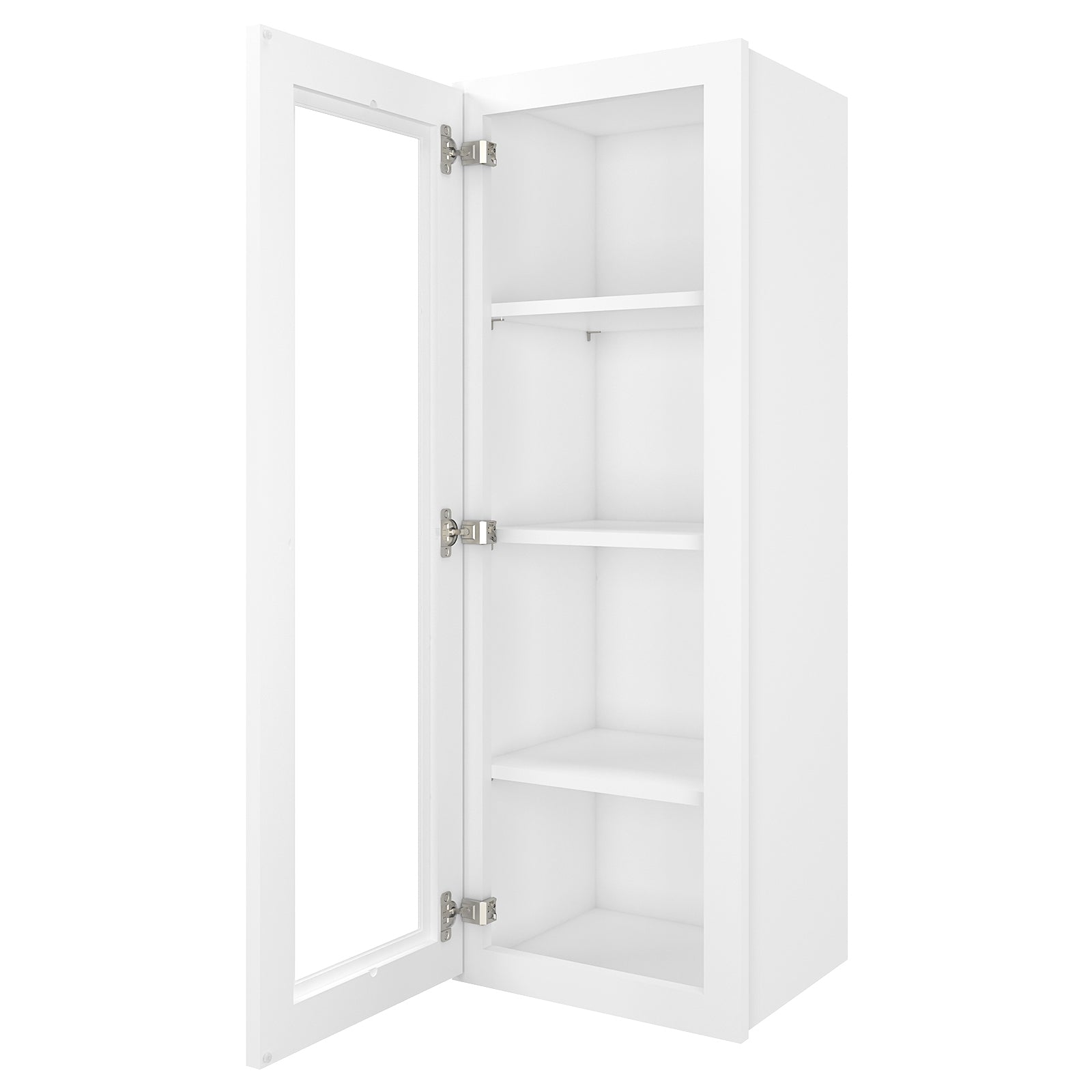 12"D*15"W*42"H Birch Solid Wood Medicine Cabinet Wall Mounted W1542GD