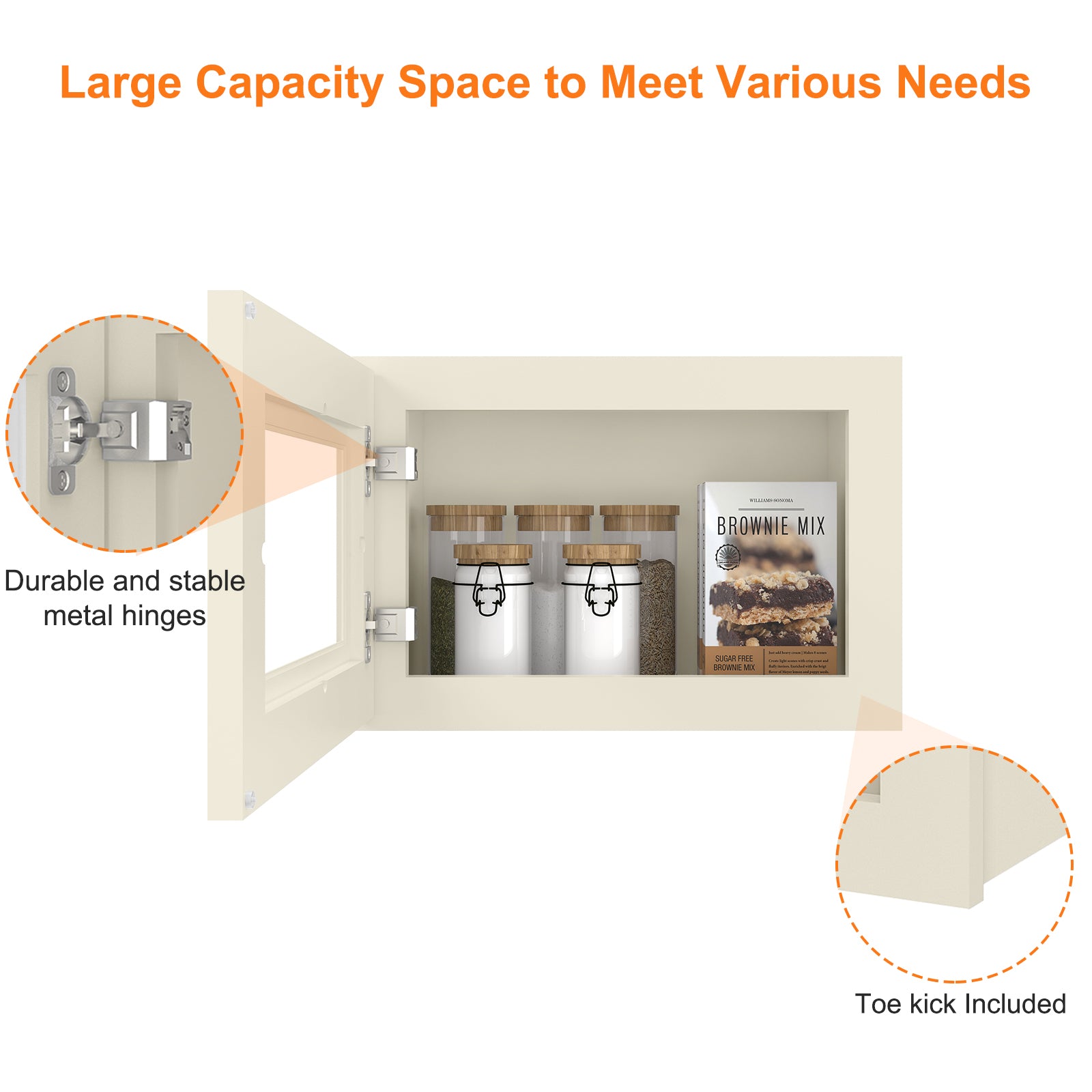 12"D*18"W*12"H Birch Solid Wood Medicine Cabinet Wall Mounted W1812GD