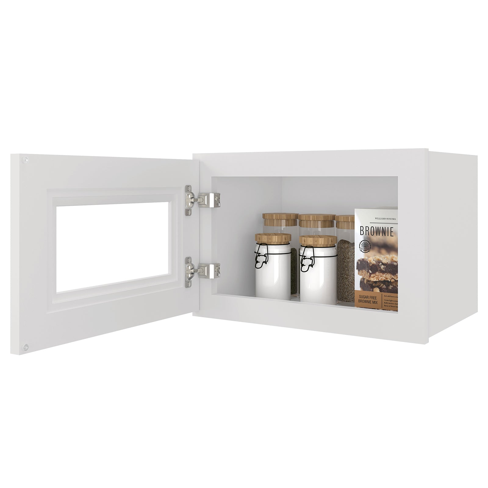 12"D*18"W*12"H Birch Solid Wood Medicine Cabinet Wall Mounted W1812GD