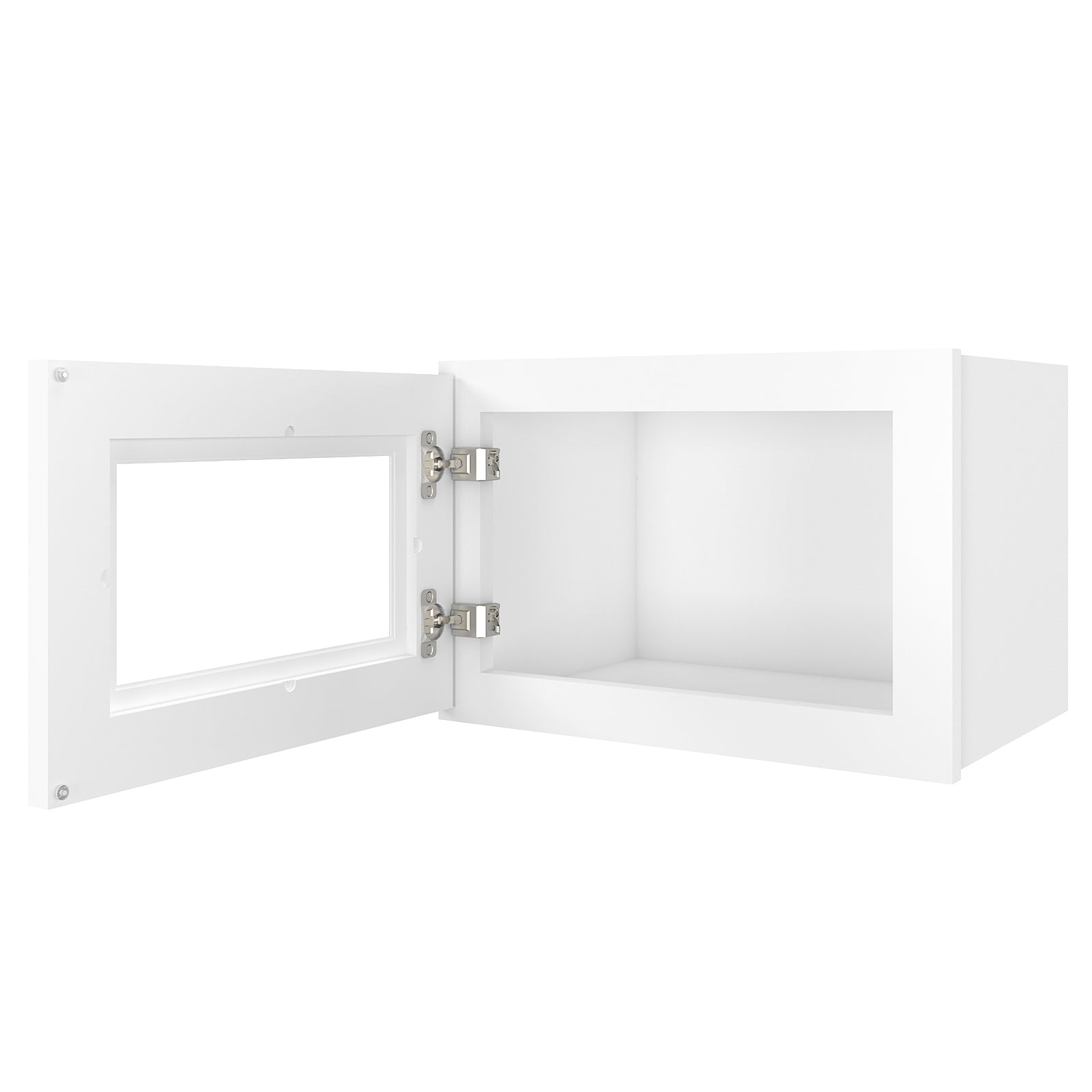 12"D*18"W*12"H Birch Solid Wood Medicine Cabinet Wall Mounted W1812GD