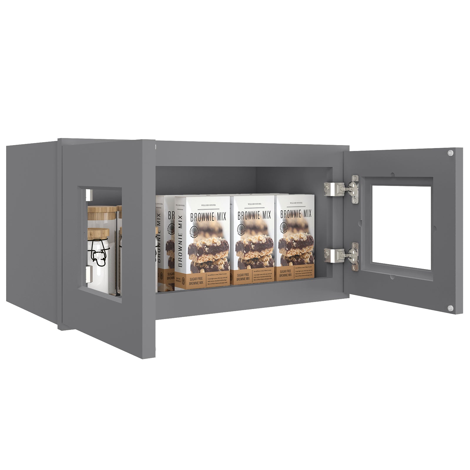 12"D*24"W*12"H Birch Solid Wood Medicine Cabinet Wall Mounted W2412GD