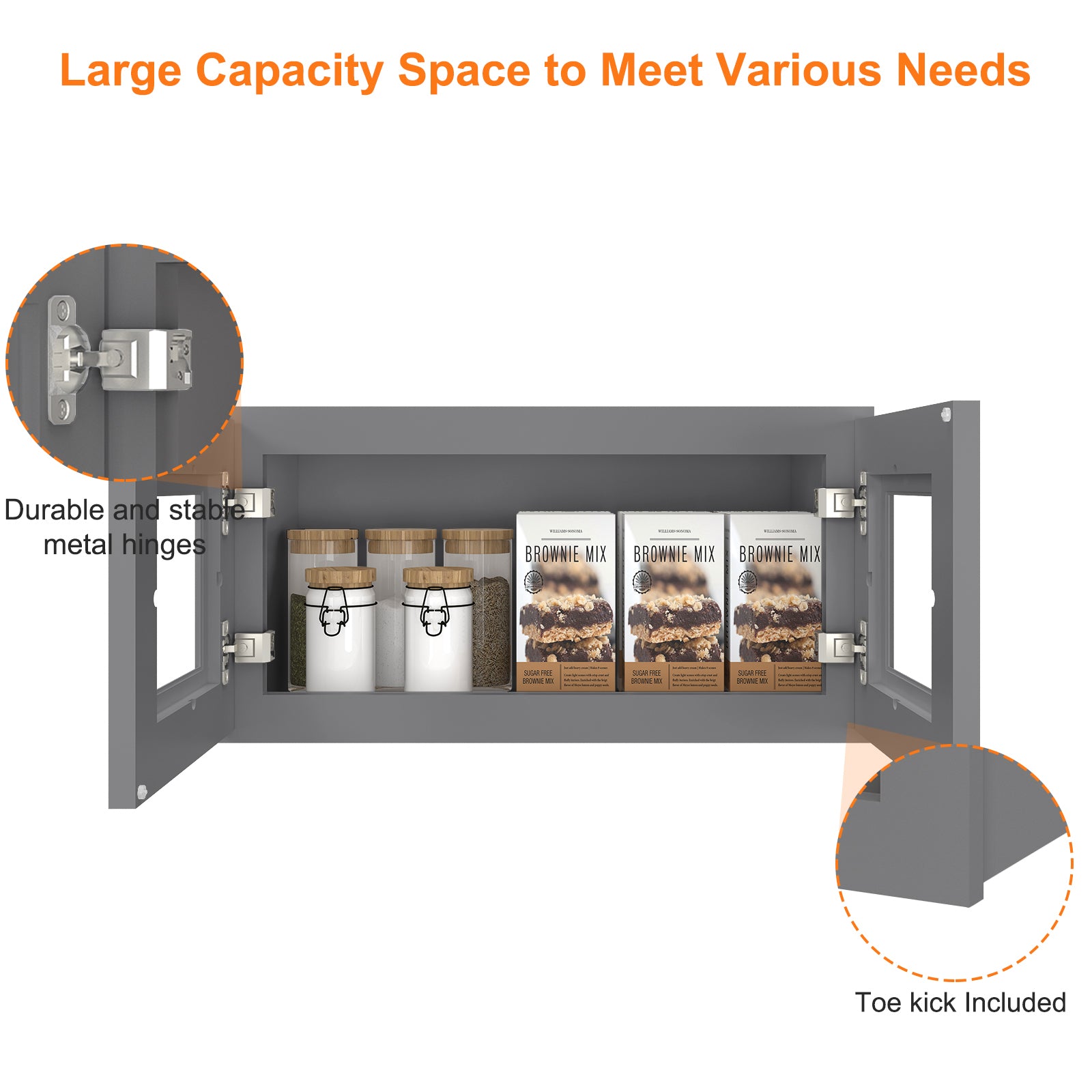 12"D*24"W*12"H Birch Solid Wood Medicine Cabinet Wall Mounted W2412GD